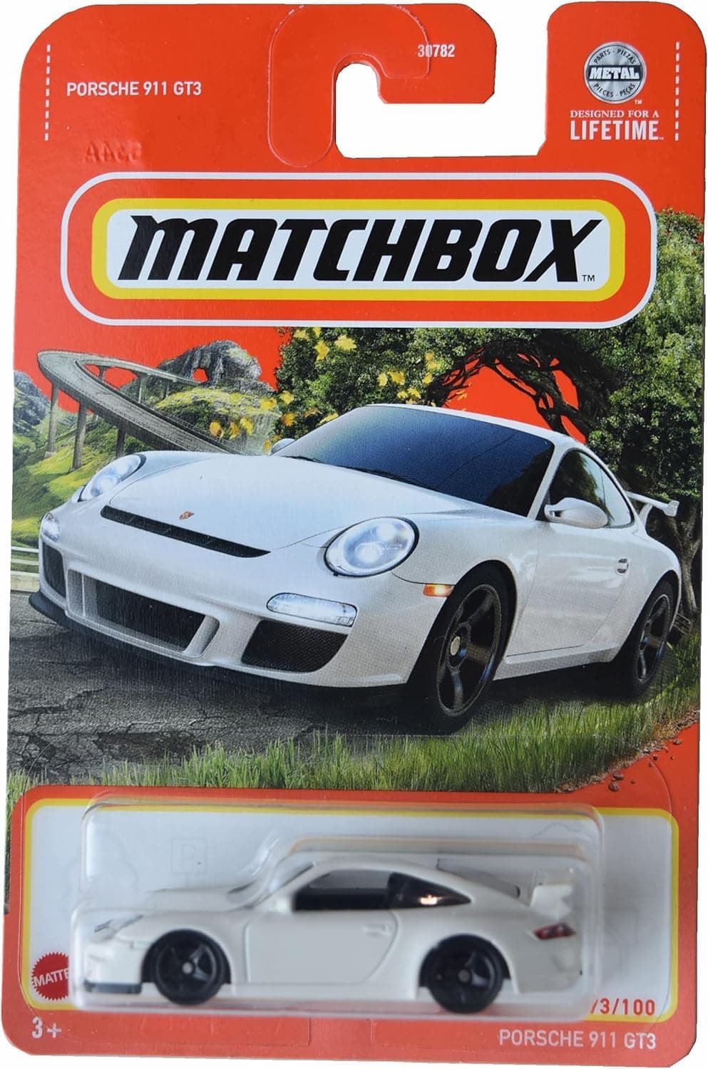 Matchbox Porsche 911 GT3, White 73/100