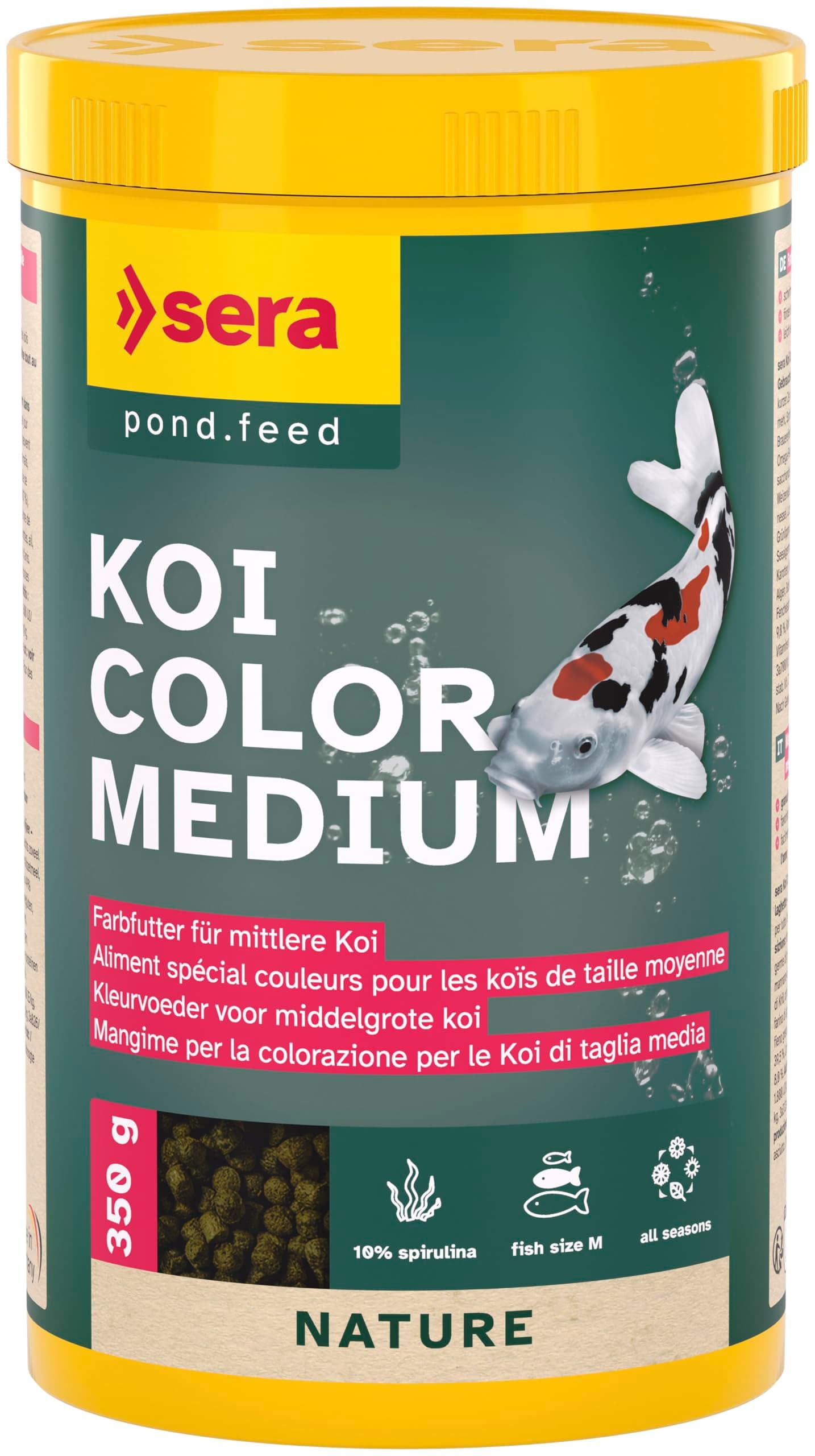 sera 7021 KOI Color Medium 12.6 oz 1.000 ml Pet Food, One Size