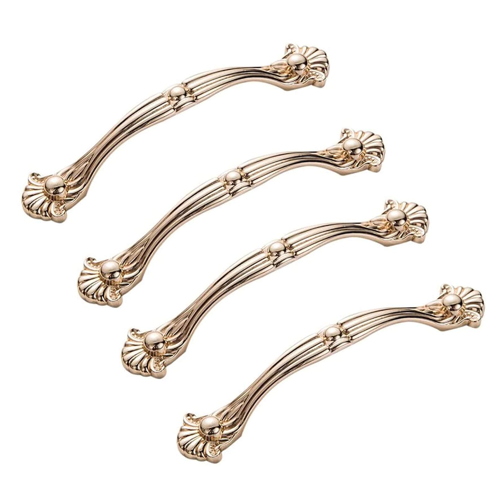 Zhi Jin 6Pcs Cabinet Handle Pulls Hardware Drawer Door Hnadles Furniture Brushed Finished 64mm Silver