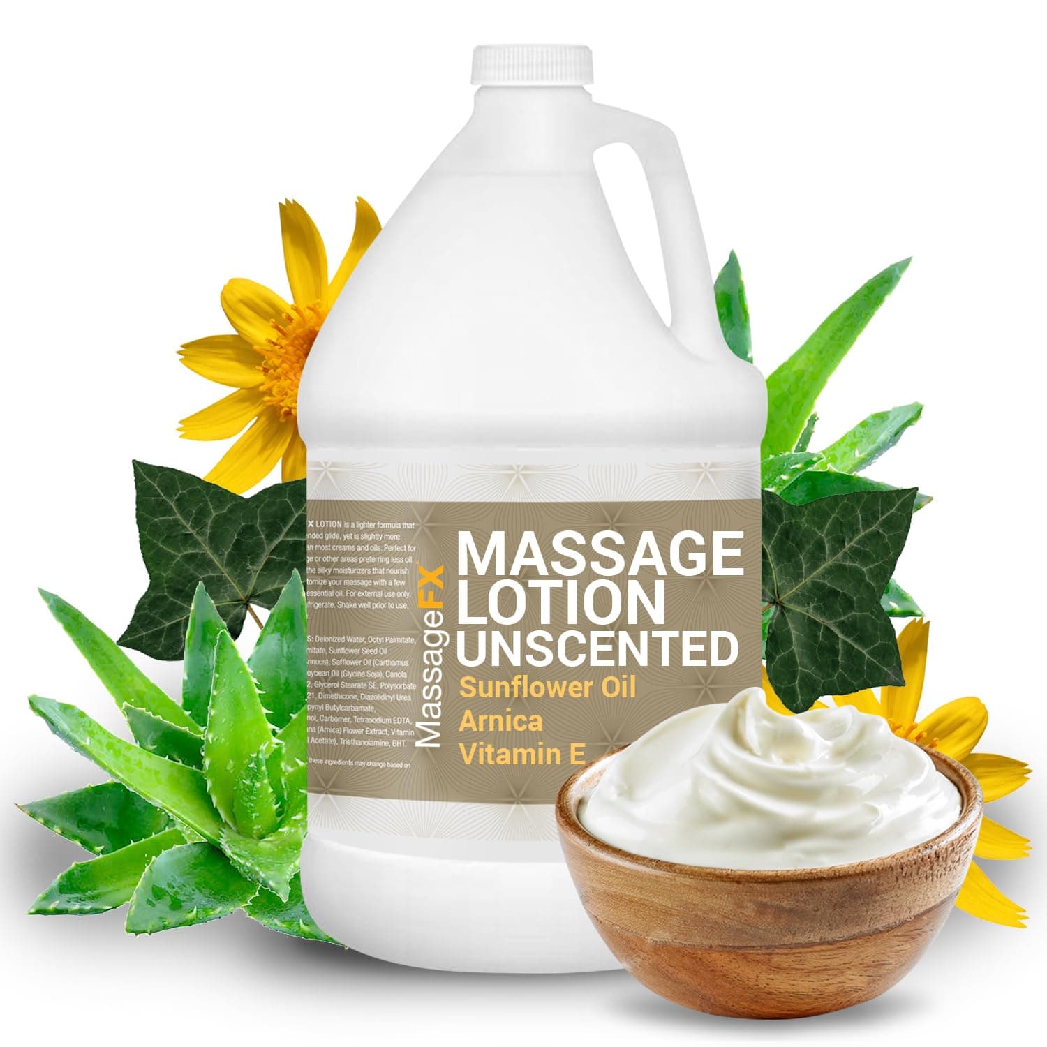 Massage Lotion - Paraben Free (1 Gallon)
