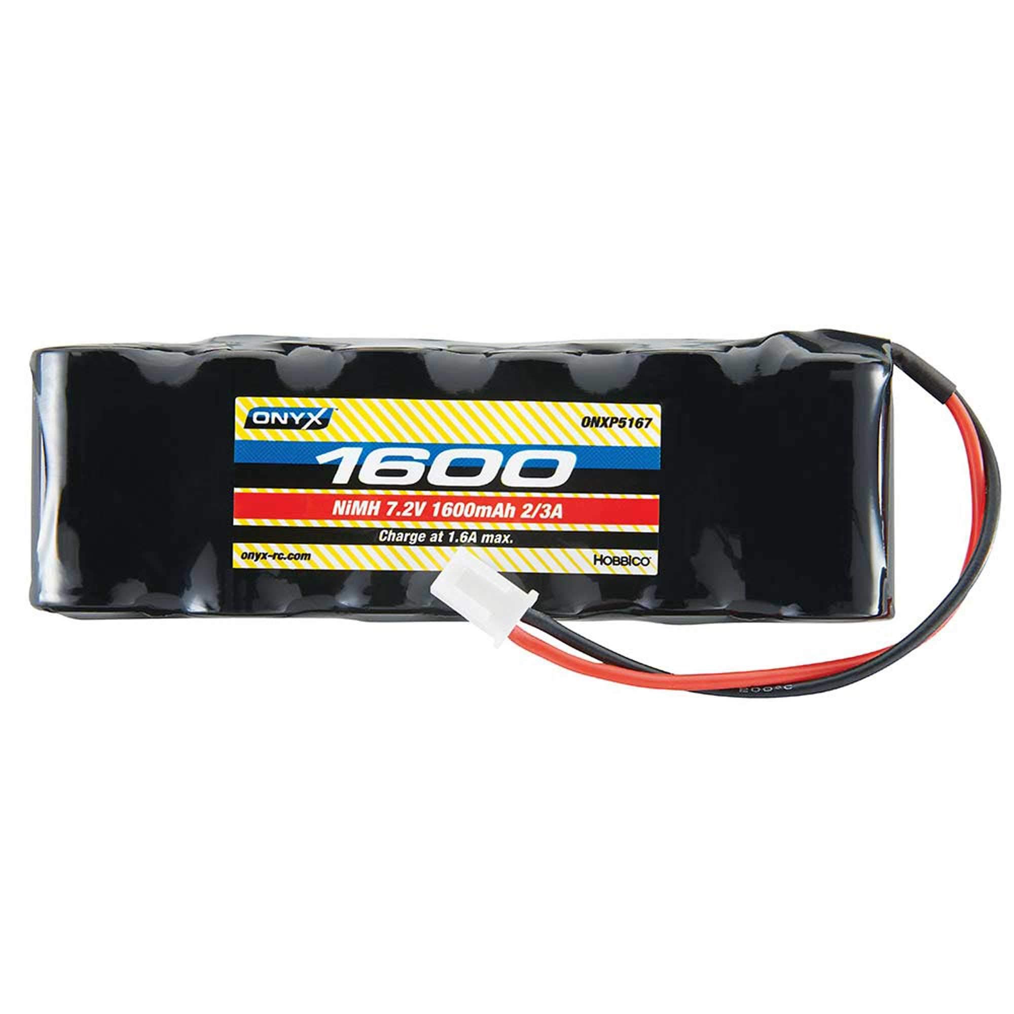 Onyx NiMH 7.2V 1600mAh 2/3A Flat Mini Plug ONXP5169