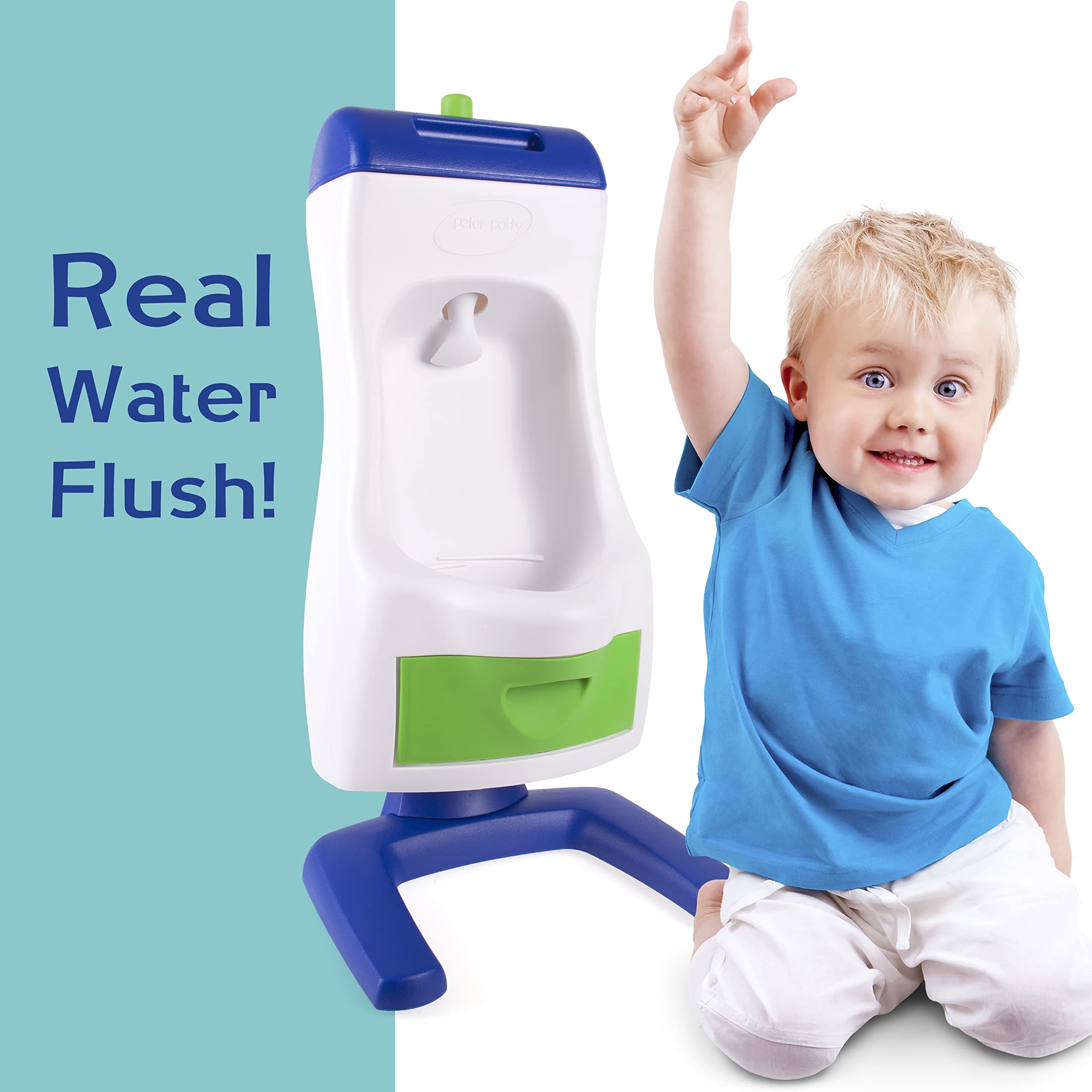 Toddler Urinal | Real Water Flush | Best potty training for Boys | Adjustable height & Easy to clean