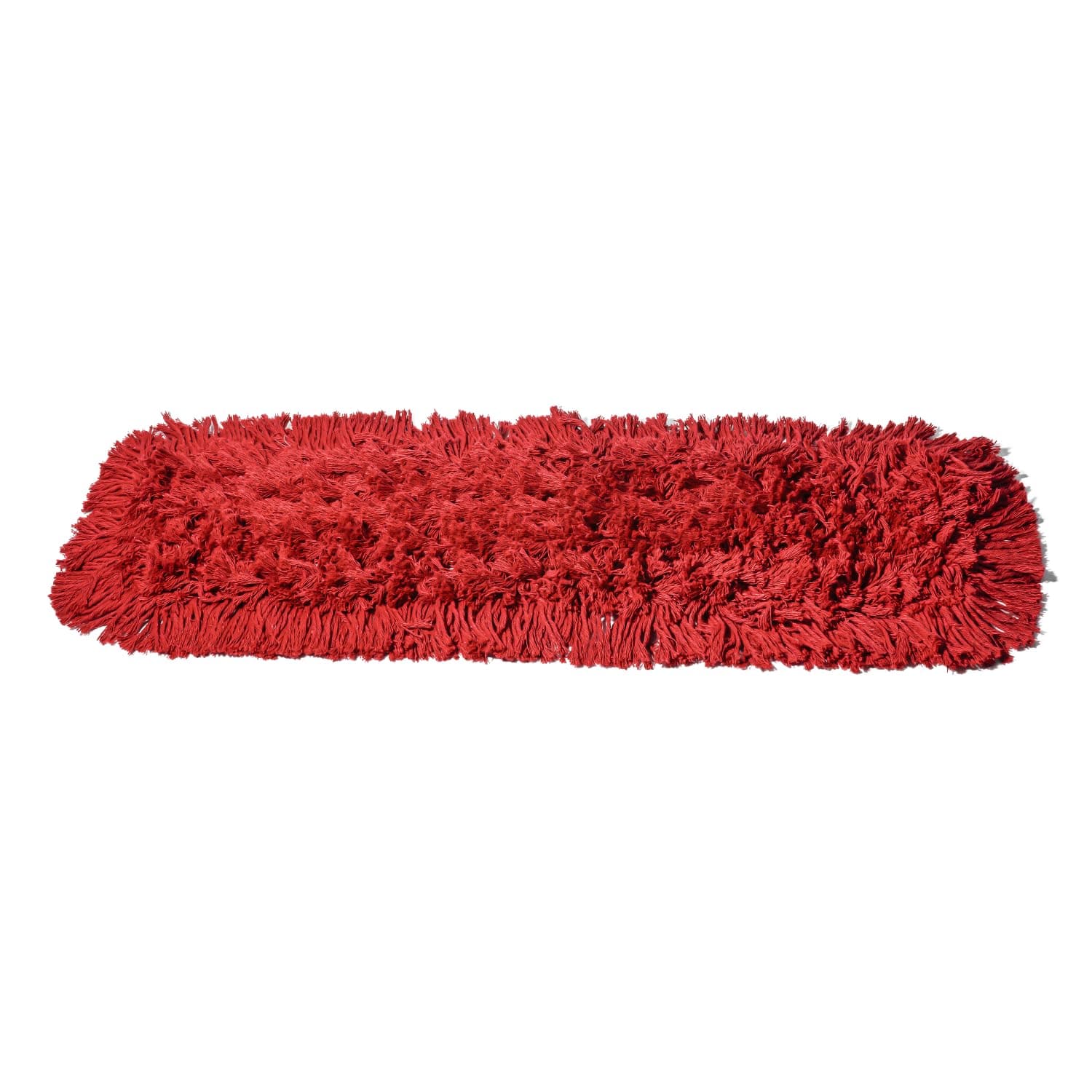 Commercial Dust Mop Replacement Head - 24 x 5 in. Cotton Nylon Reusable Mop Head- Industrial Dust Mop Refill for Floor Cleaning & Janitorial Supplies, Red