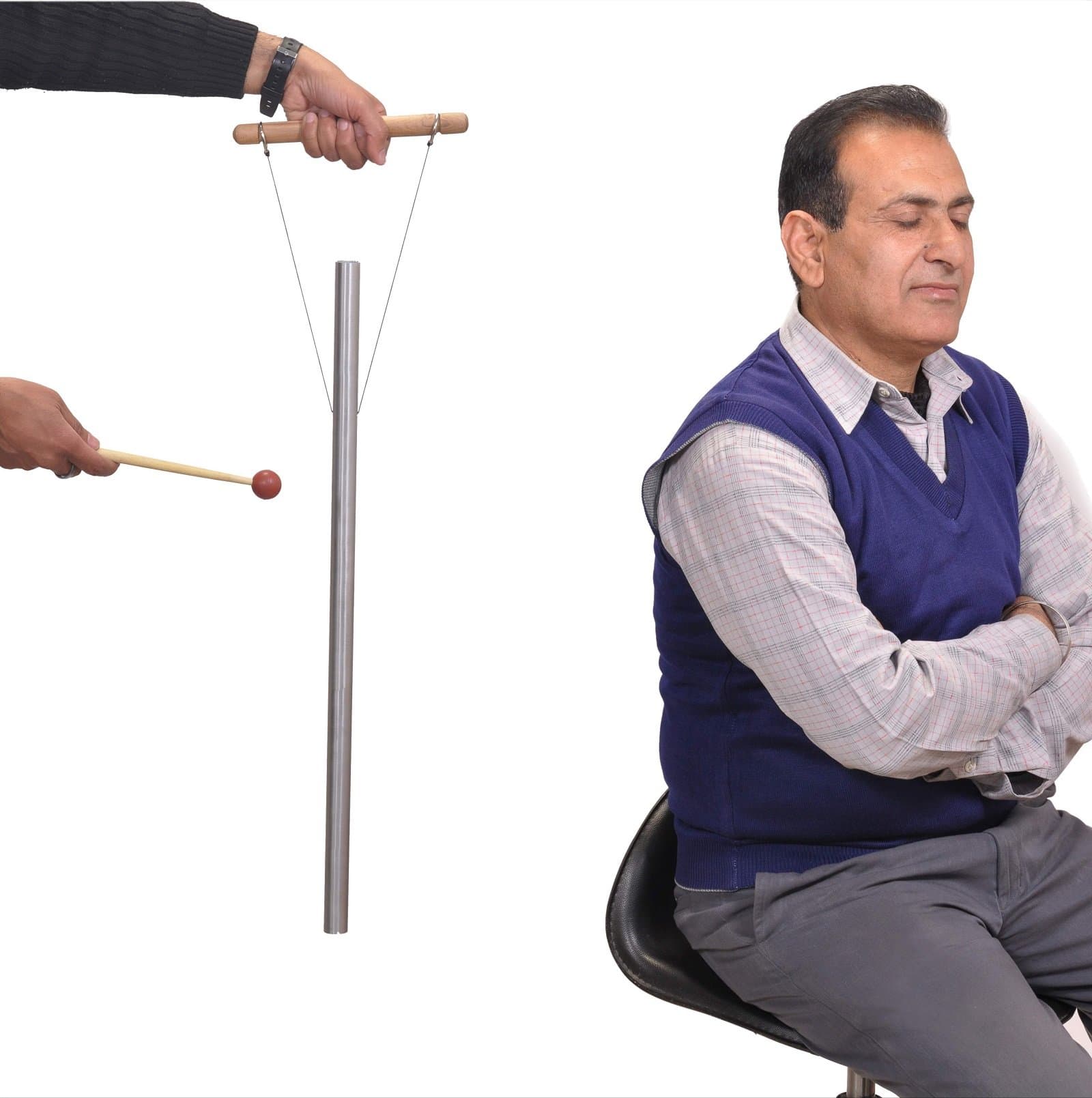 432 Hz Healing Tuned Pipe louder than tuning fork with mallet,hand stand & free shipping by Tuningforkshop