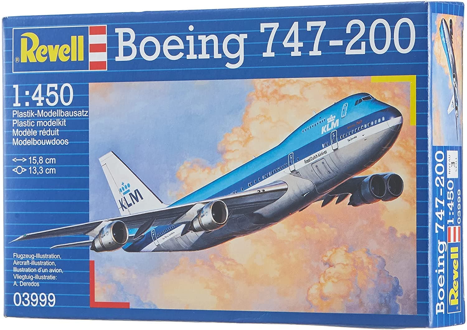 Revell 03999 Boeing 747-200, Plastic Model Kit