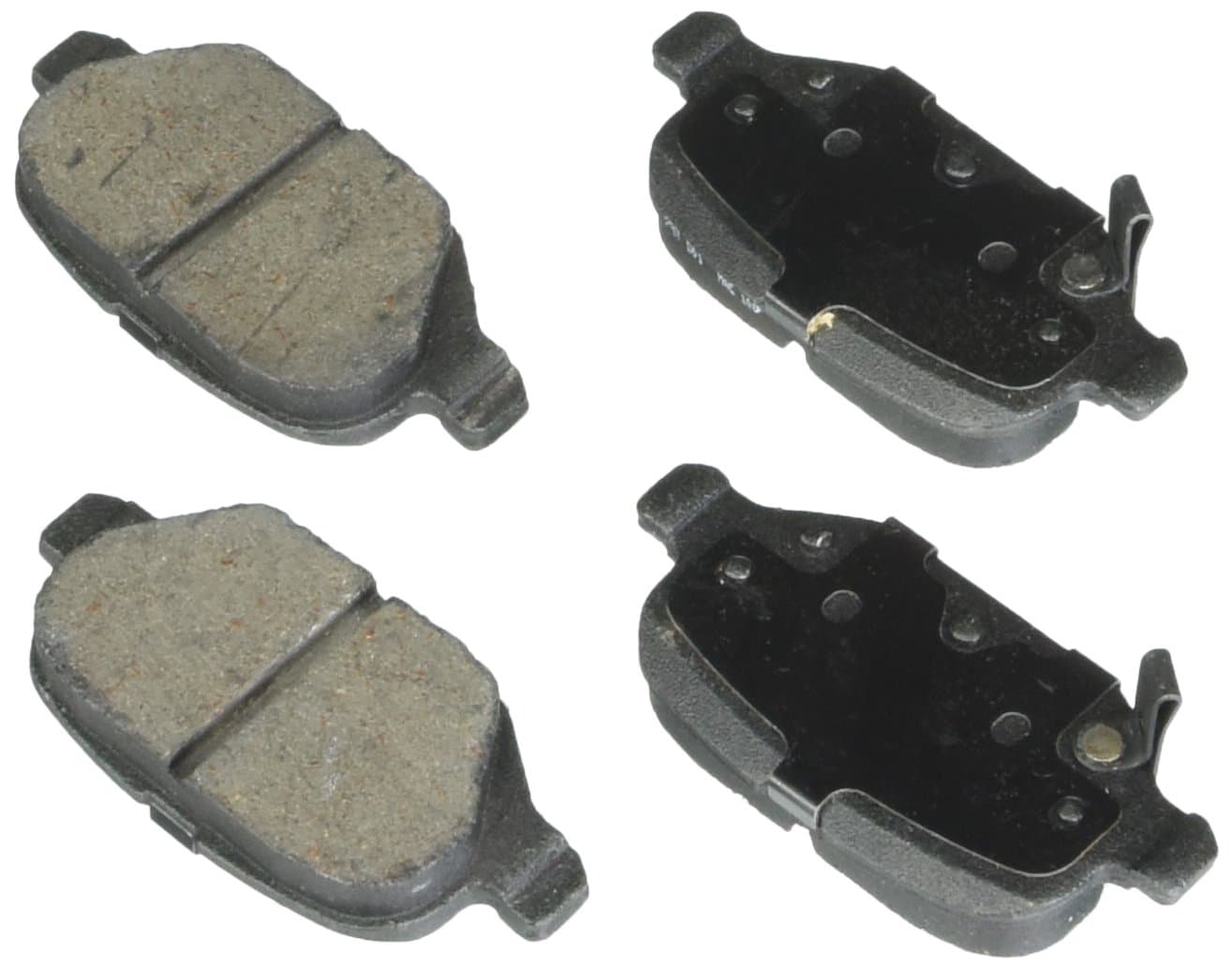 BOSCH BE1569H Blue Ceramic Disc Brake Pad Set With Hardware - Compatible With Select Fiat 500; REAR