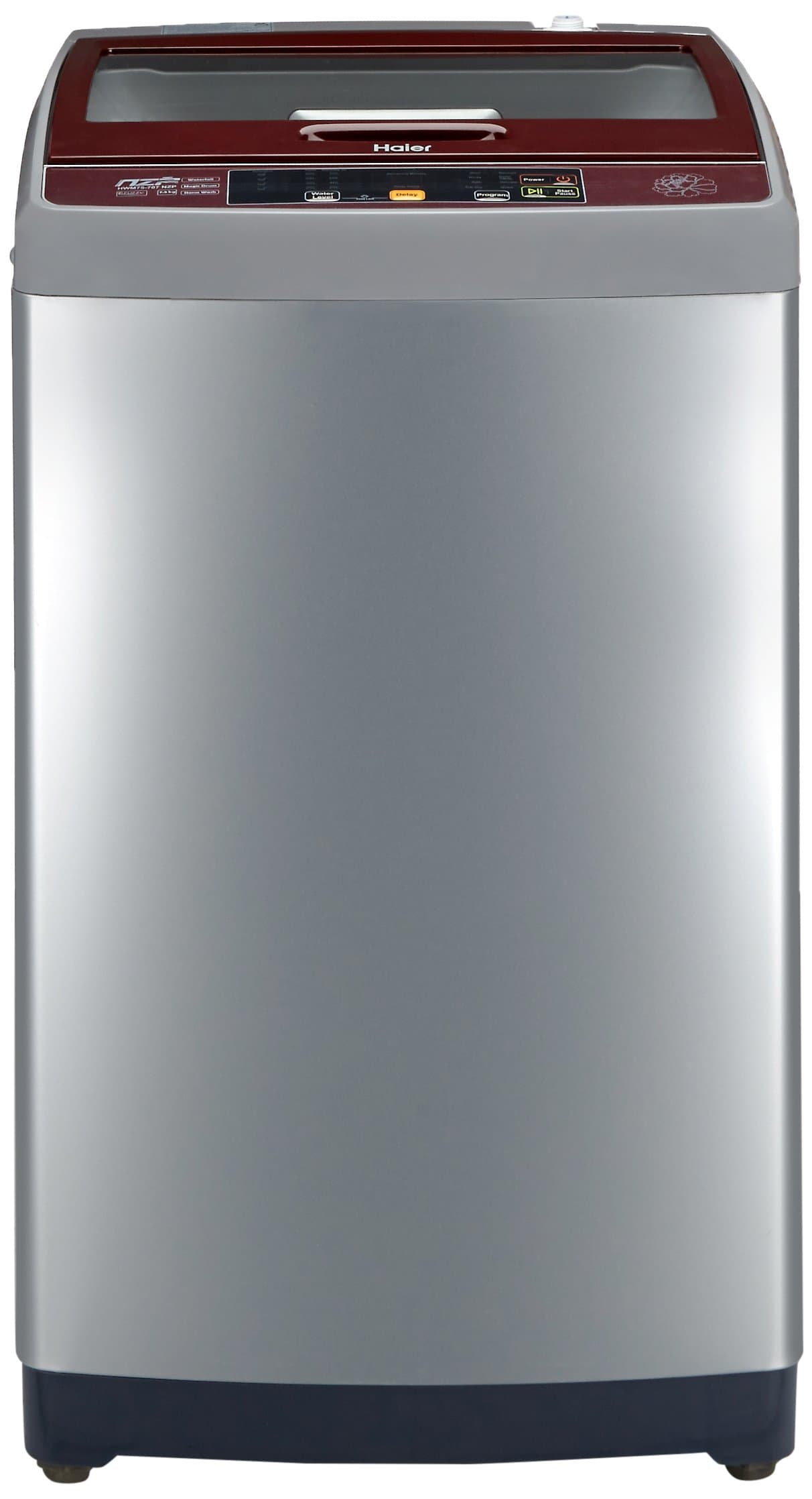 Haier 7.5 kg Fully-Automatic Top Loading Washing Machine (HWM75-707NZP, Silver Grey)