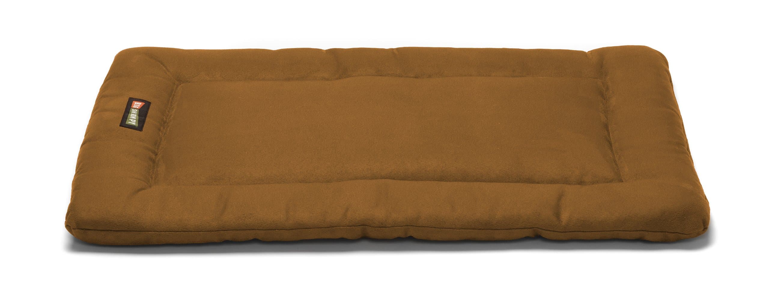 Big Shrimpy Drift Faux Suede Crate Mat, Small, Saddle