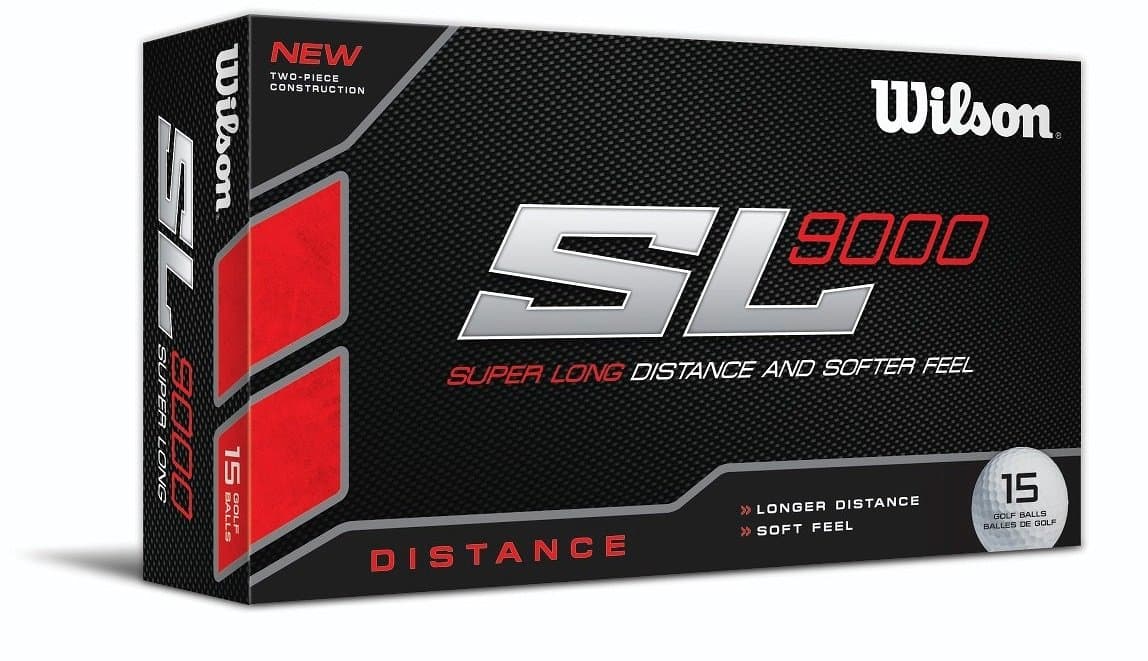 Wilson SL 9000 Distance Golf Ball (15-Pack), White
