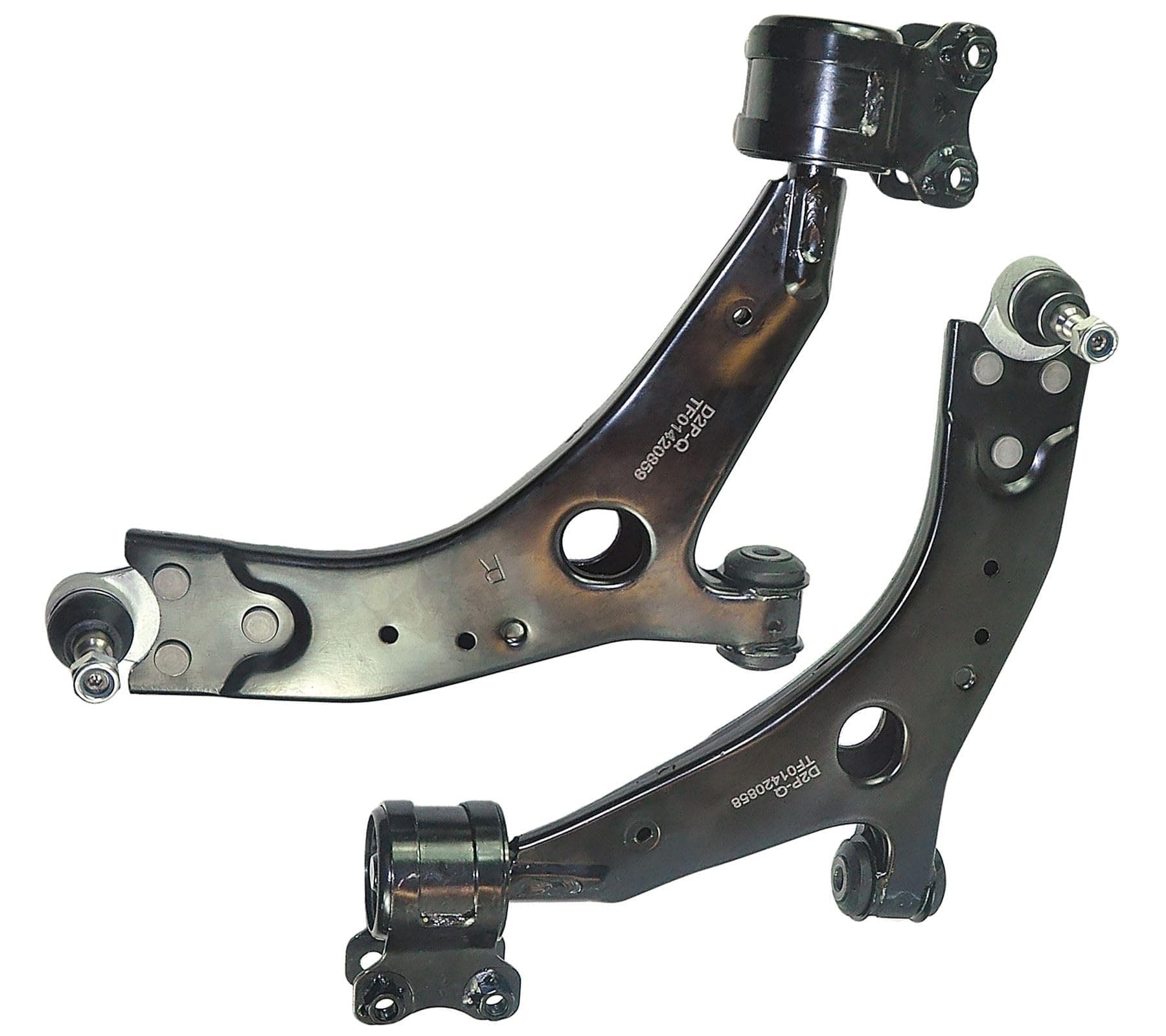 D2P Front Lower Suspension Control Arms Pair (Lh and Rh) Replacement Compatible With 06-12 Volvo C30, 06-12 Volvo C30 533, 06-13 C70 MK 2, 04-12 S40 MK 2, 07-10 C-MAX, 04-12 Focus MK 2 | 1420858