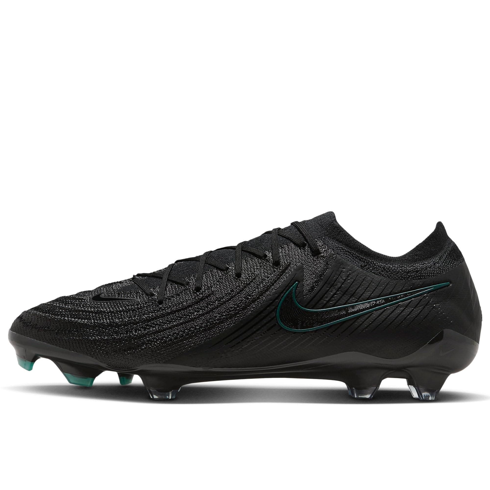 Phantom GX 2 Elite FG Low-Top Soccer Cleats (FJ2559-002, Black/Deep Jungle/Black) Size 10