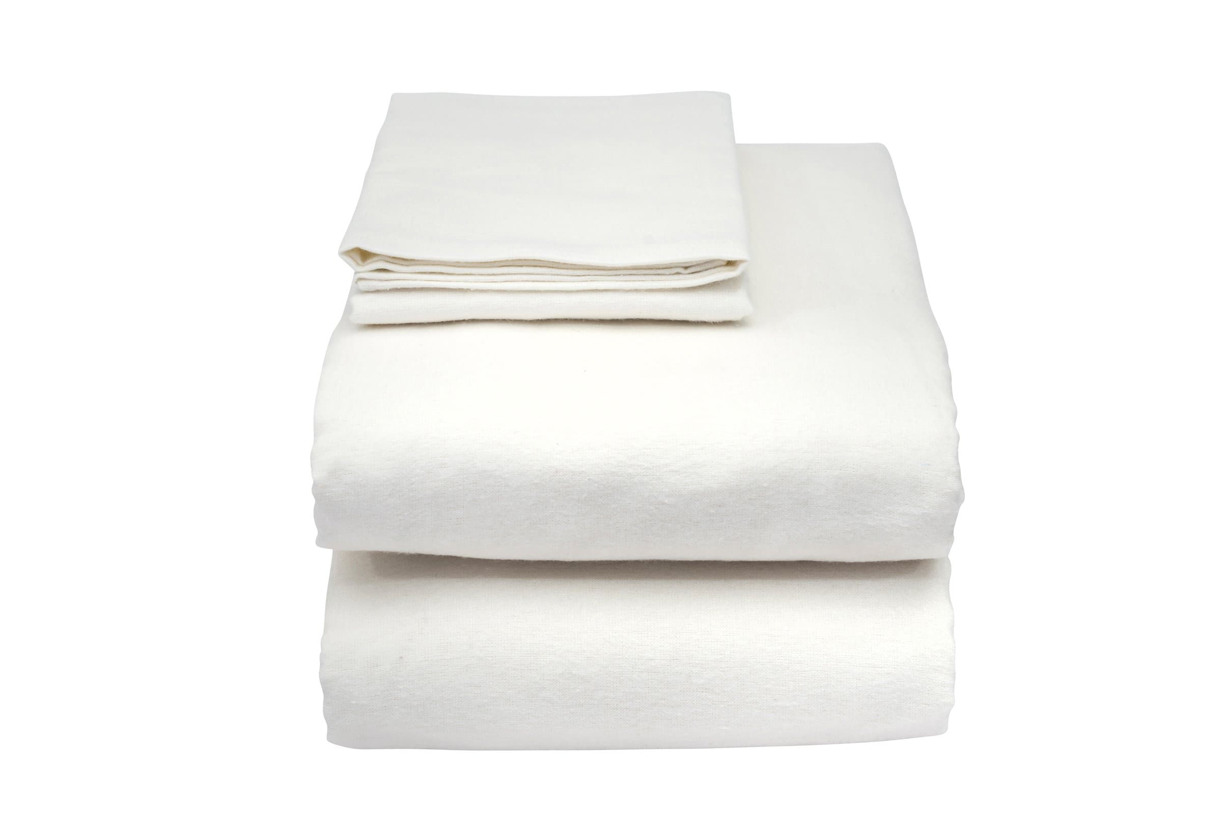 Essential Medical Supply Standard Hospital Bed Set - Includes Fitted & Flat Sheet, Pillowcase