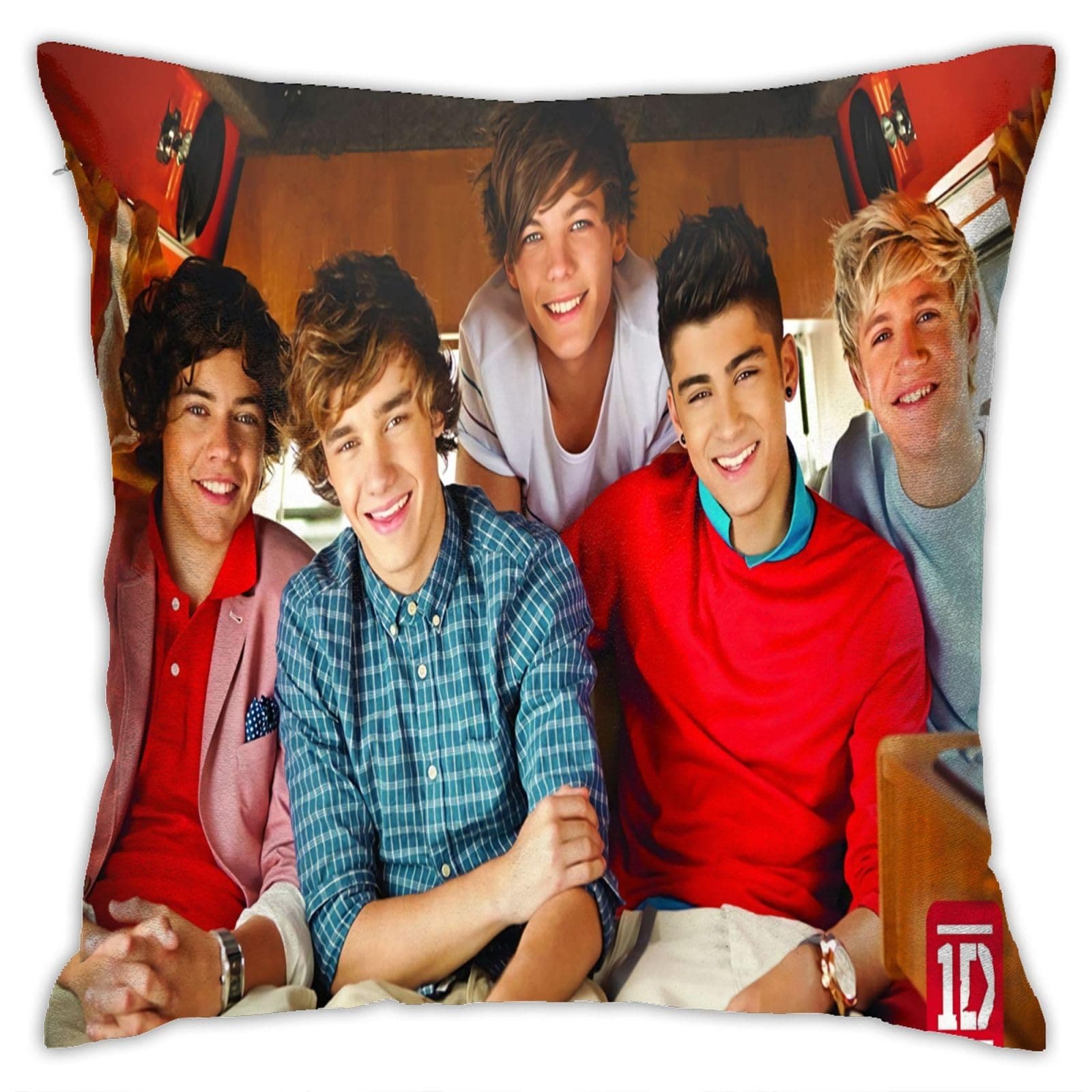 One Musics Direction Pillowcase Decorative Pillow Covers 18x18 inch Square Cushion Case for Living Room Bedroom Sofa Cars