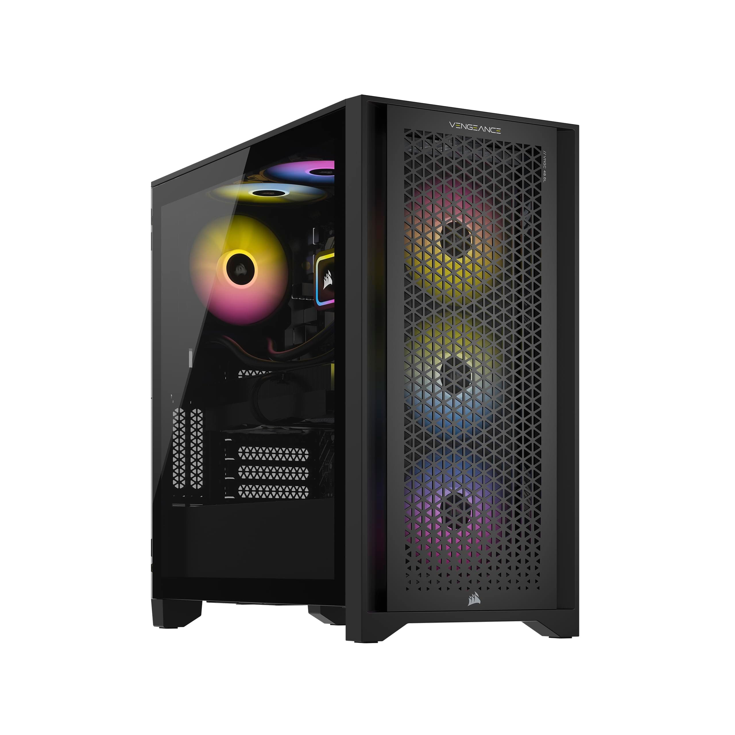 Corsair Vengeance i7500 Series Gaming PC - Liquid Cooled Intel Core i5 14600KF CPU - NVIDIA GeForce RTX 4060 Ti GPU - 32GB Vengeance RGB DDR5 Memory - 1TB M.2 SSD - Black