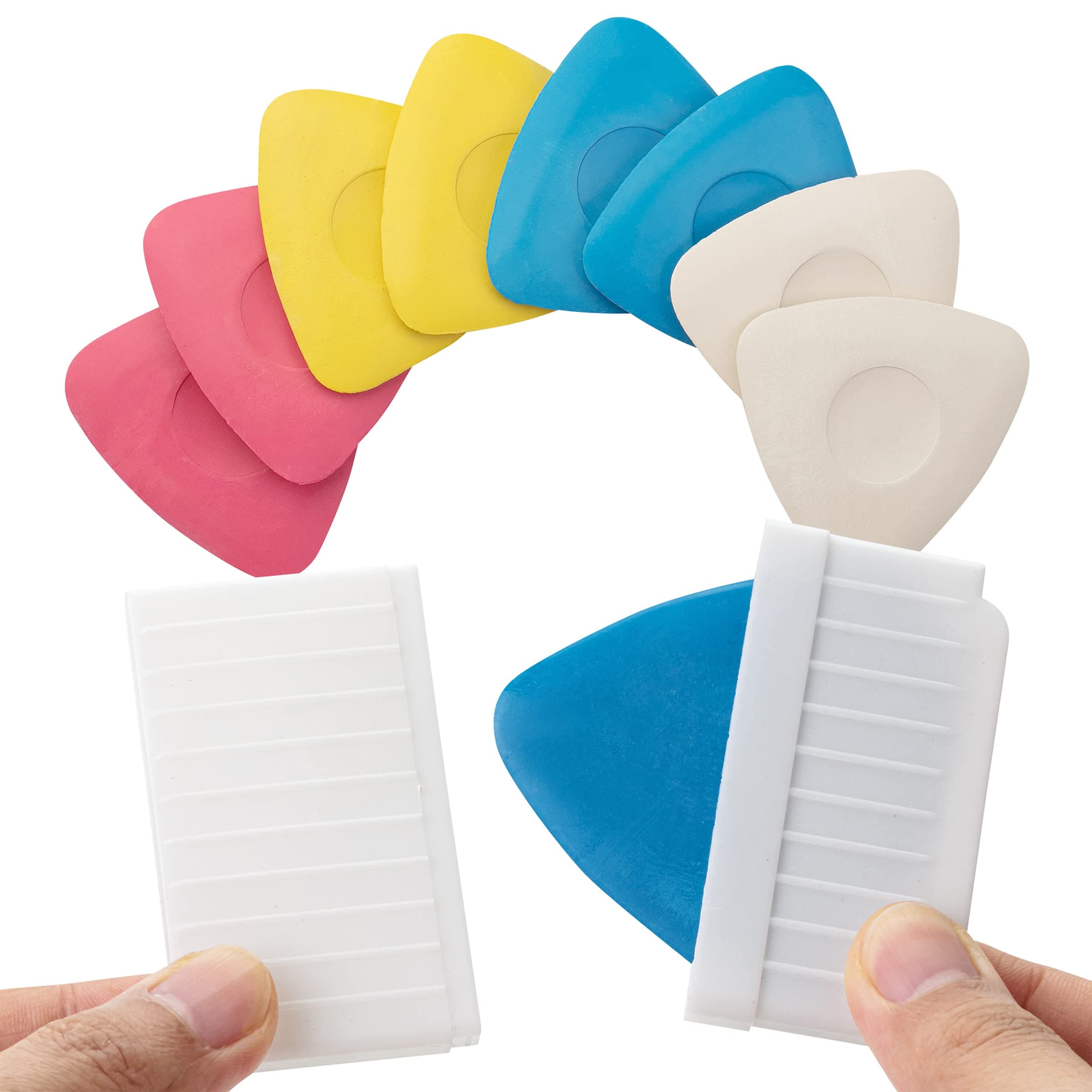 Mr. Pen- Tailors Chalk, 8pcs Tailor Chalk with 2 Holders Set, Washable, Sewing Chalk for Fabric, Fabric Marker, Sewing Supplies