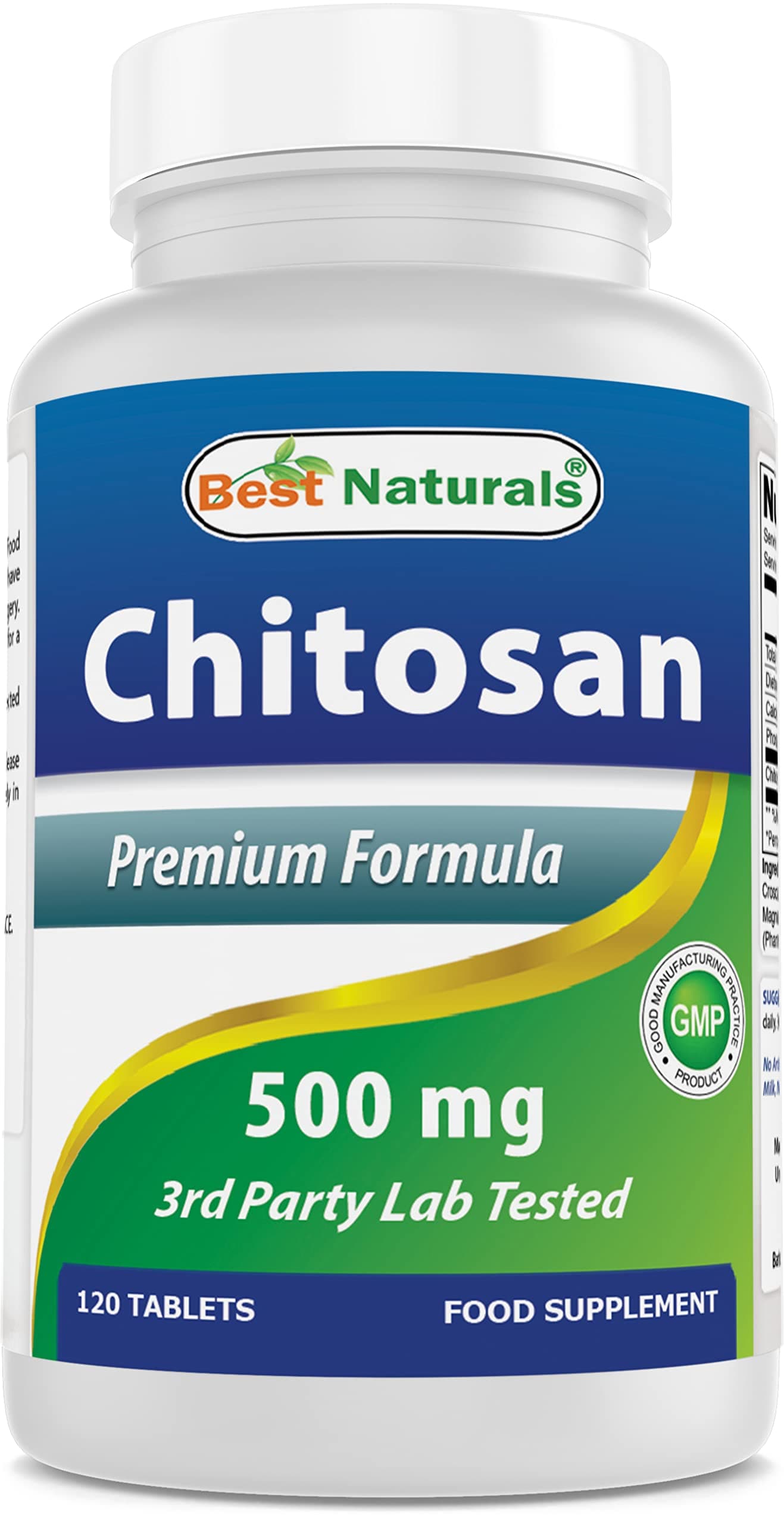 – Chitosan 500 mg 120 Tablets