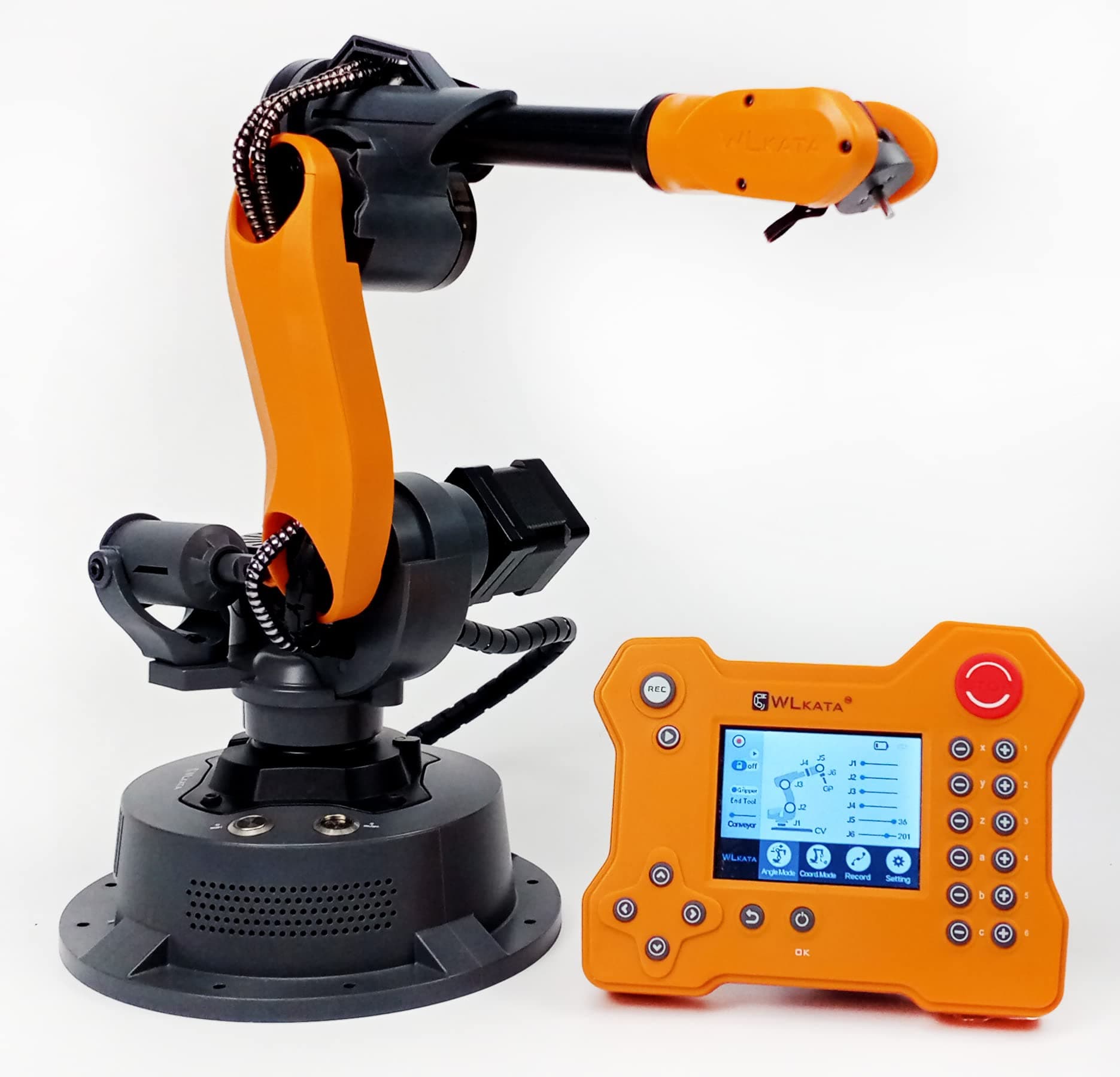 Mirobot 6DoF Mini Industrial Robotic Arm Professional Kit Programmable Lightweight Desktop Robotic Arm for K12 or 3D Printer