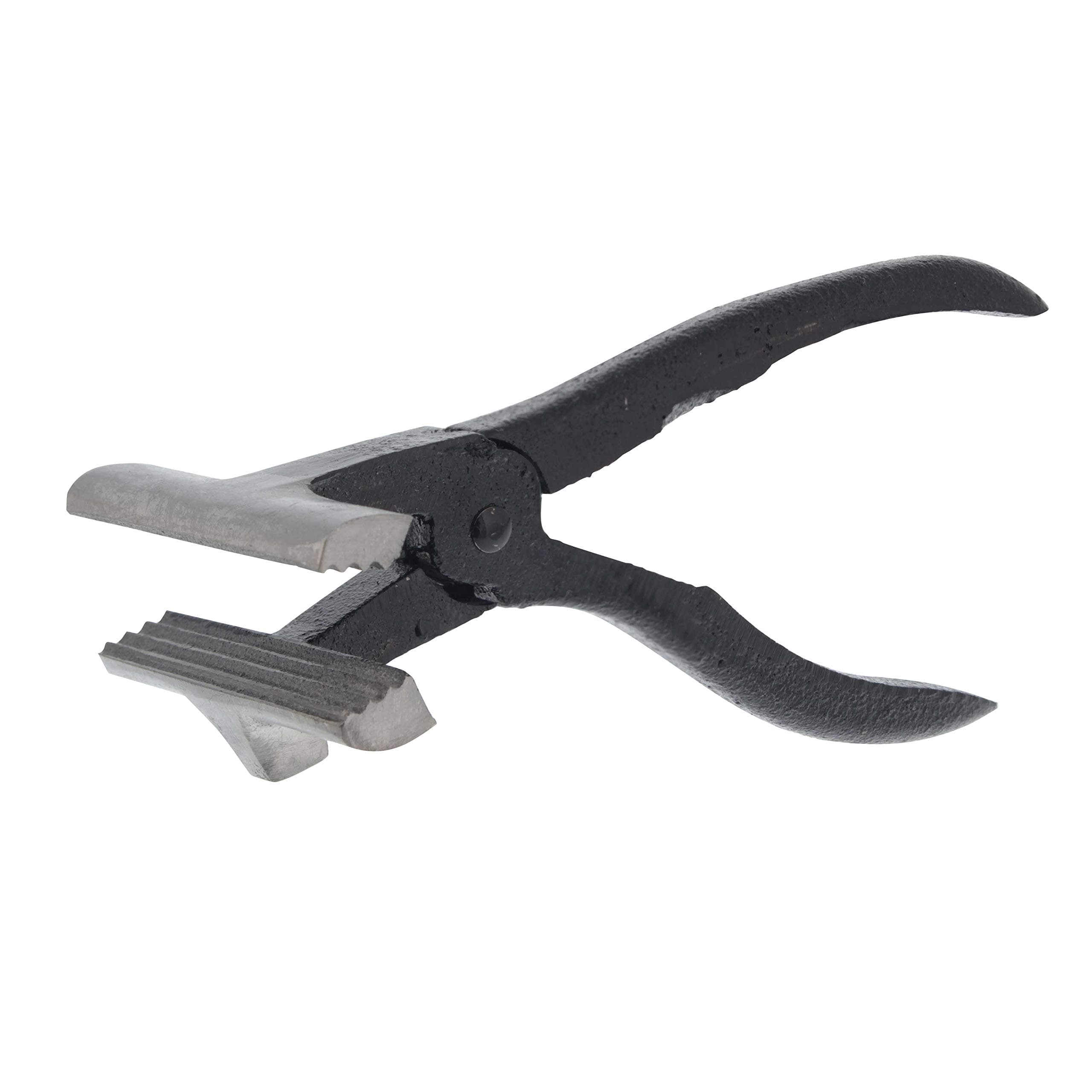 U.S. Art Supply Canvas Stretcher Pliers - Cast Iron Tool with Hammer & Jaw Gripper - Canvas Pliers for Stretching Fabric