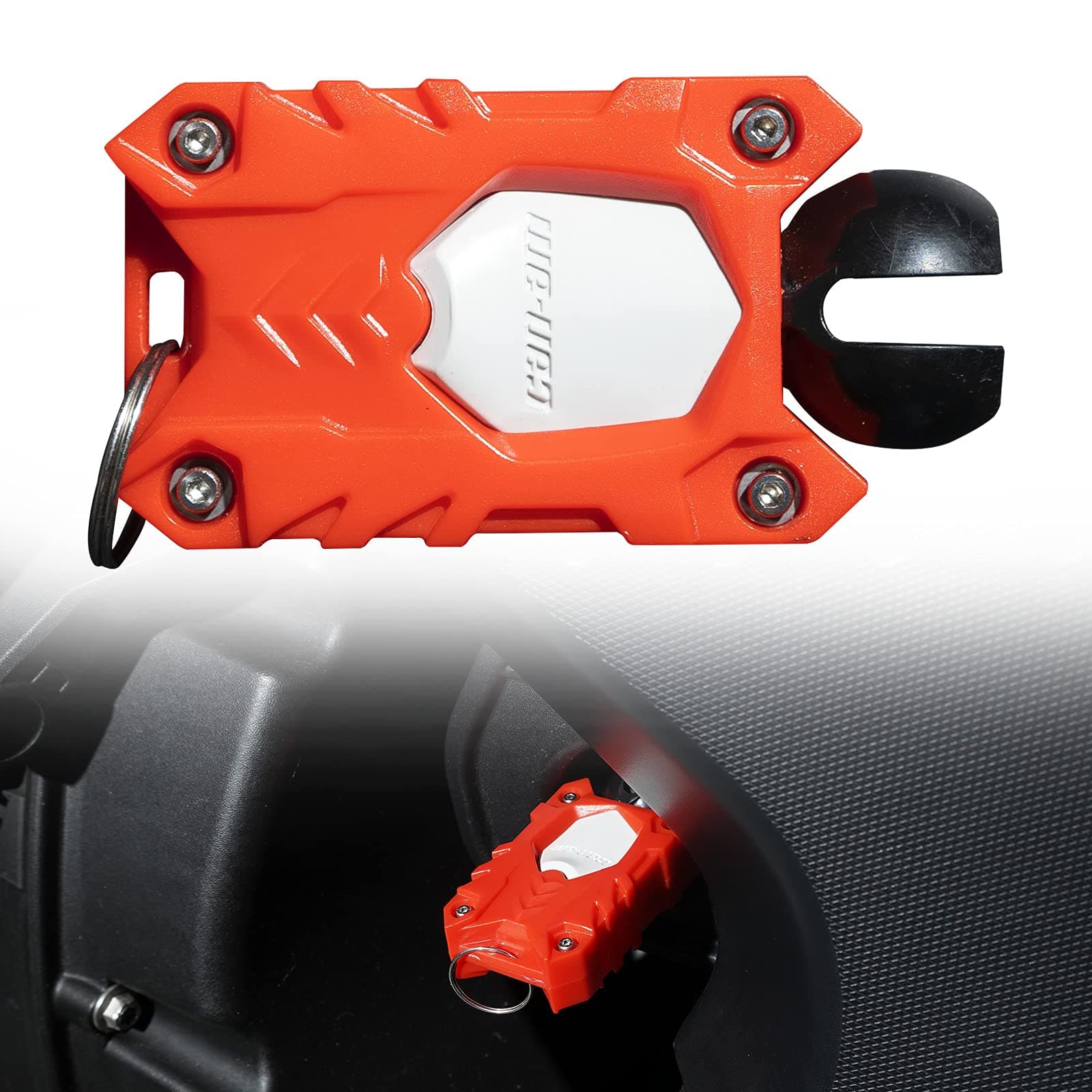 Sporty Key Holder for Ryker, A & UTV PRO Ignition Key Fob Holder Compatible with Can-Am Ryker All Models Accessories, Red, 1PC