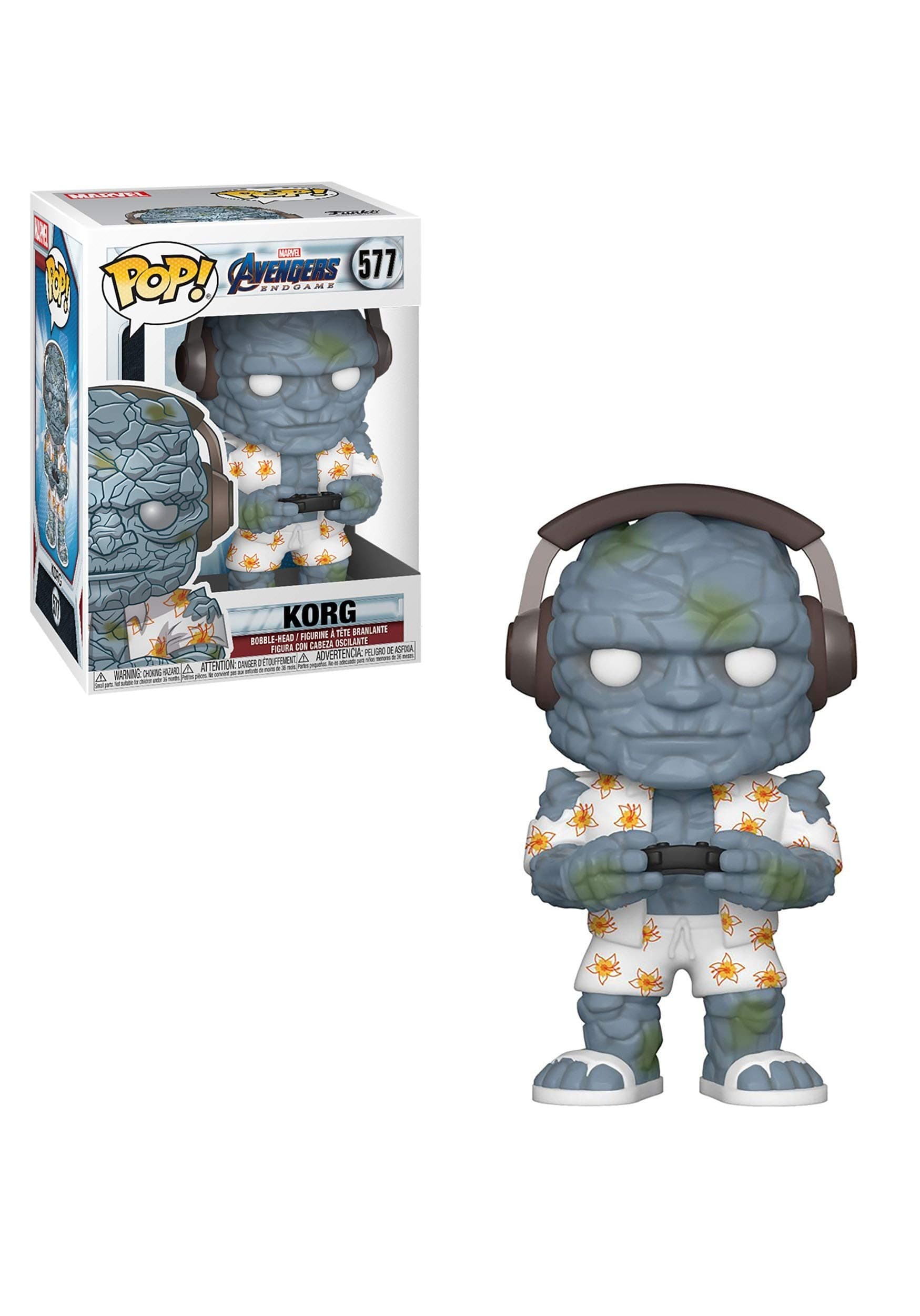 Funko Pop! Marvel: Avengers Endgame - Gamer Korg, Multicolor