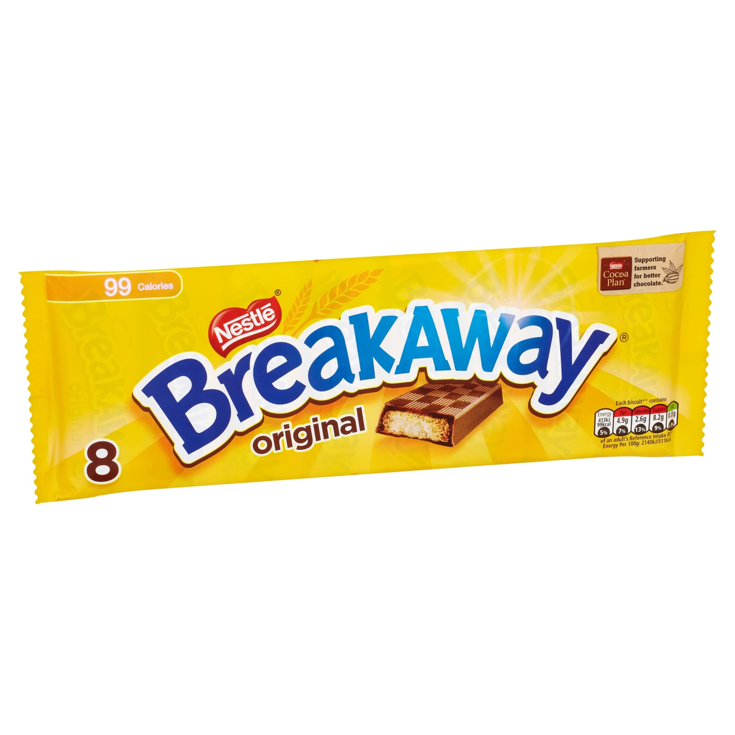 Breakaway Milk Chocolate, 8 x 19.1g