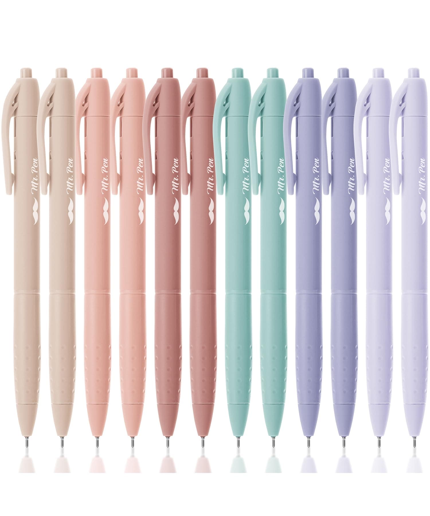 Mr. Pen- Aesthetic Pens, 12 Pack, Black Ink, Fast Dry, Fine Tip Pens for Note Taking
