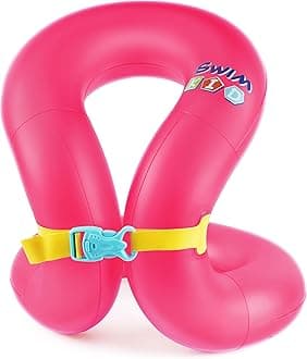 Kids Swim Vest for 3-6yrs/7-14yrs,Inflatable Portable Arm Floaties with Dual Air Bag&Adjustable Safety Buckle for Pool & Beach,Safety Learning to Swim Aid for Children 33-50 lbs/50-88 lbs