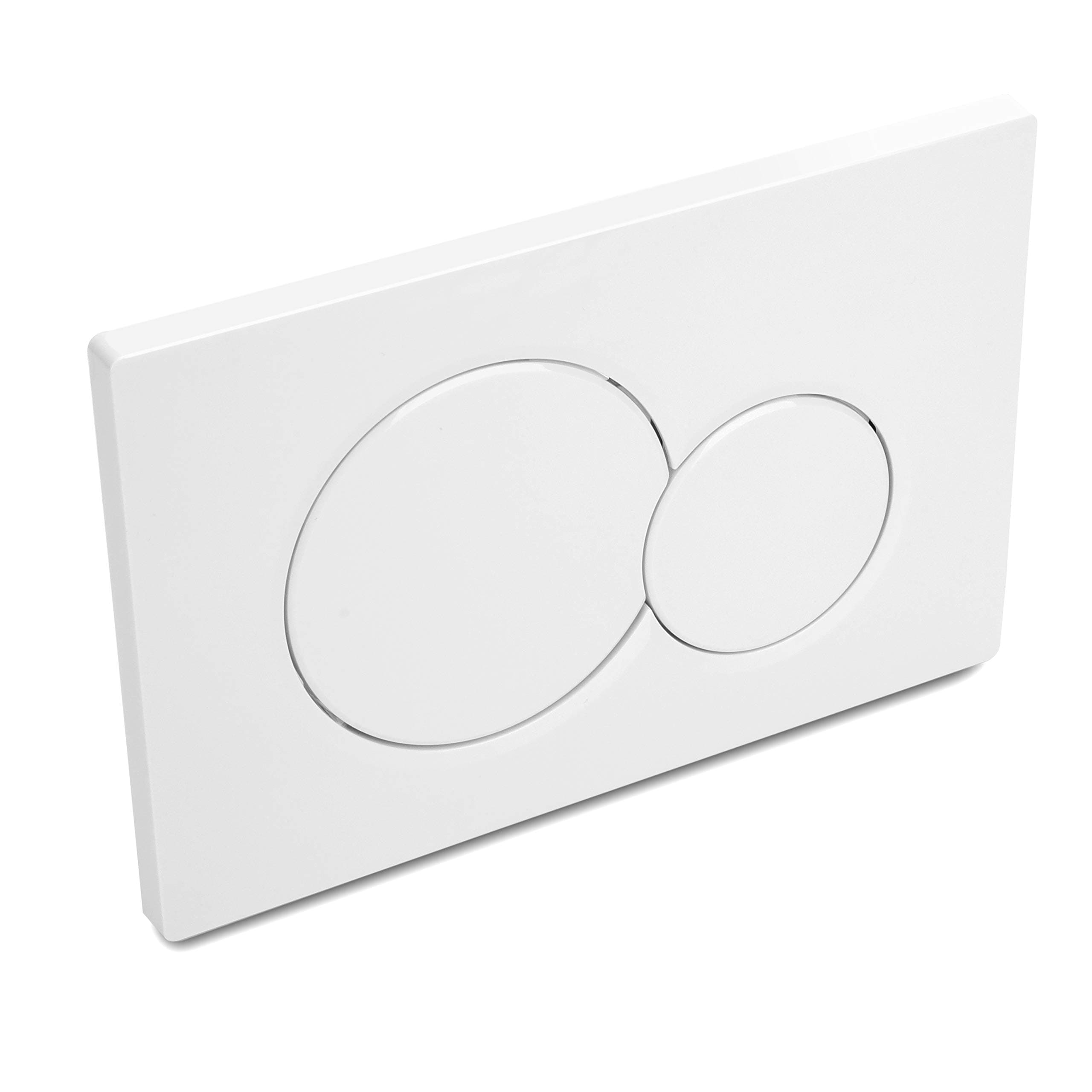 Dual-Flush Actuator Plate for Concealed Cisterns Alpine White Compatible With 115.770.11.5 Sigma01 Wall Mount Toilets Series
