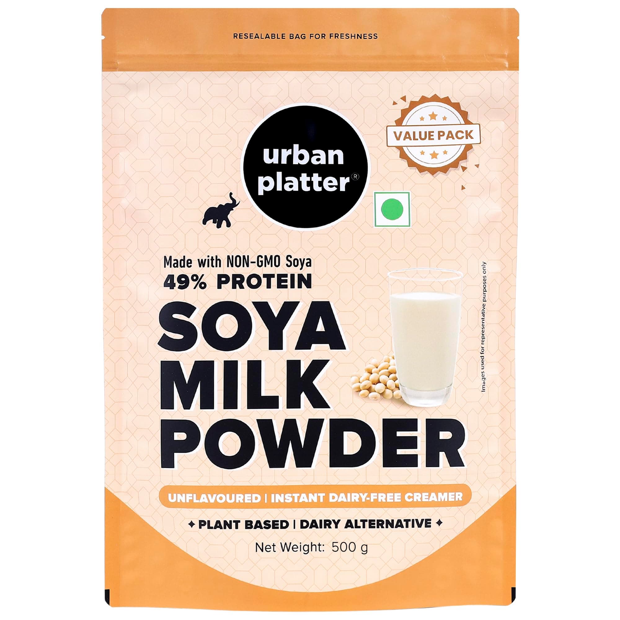 Urban Platter Soy Milk Powder, 400g