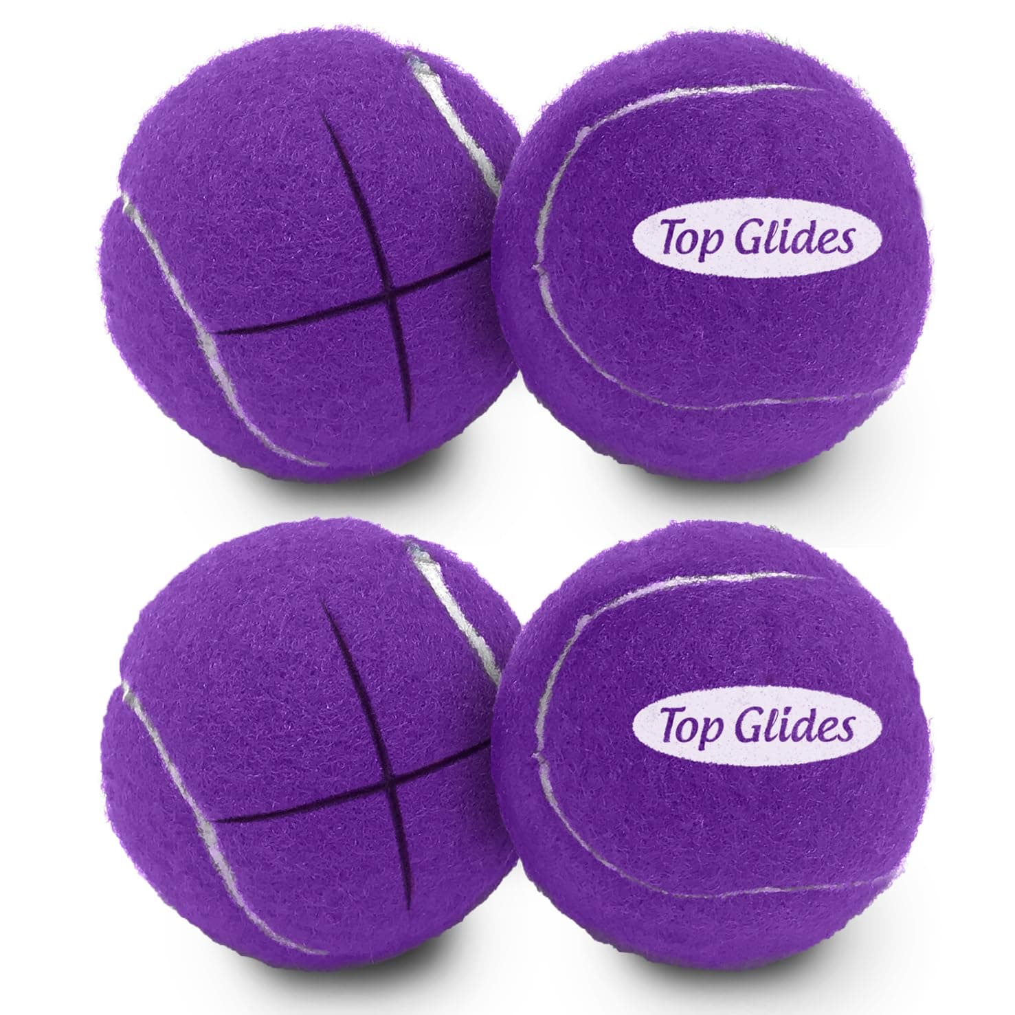 Top Glides Precut Walker Tennis Ball Glides