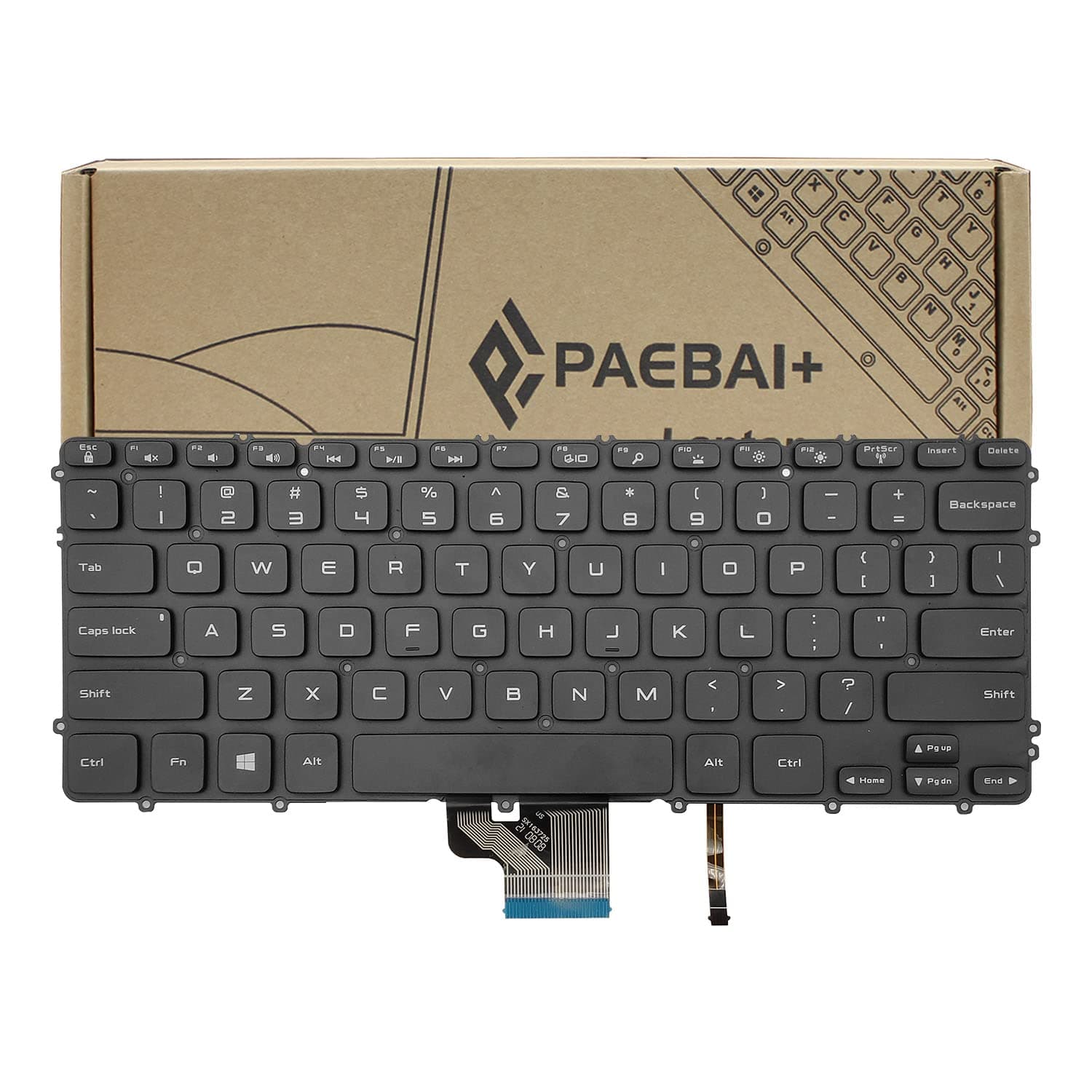 Replacement Laptop Keyboard Backlight for Dell Precision M3800 XPS 15 9530 P31F 03H5CJ 3H5CJ WHYH8 0HYYWM US Layout