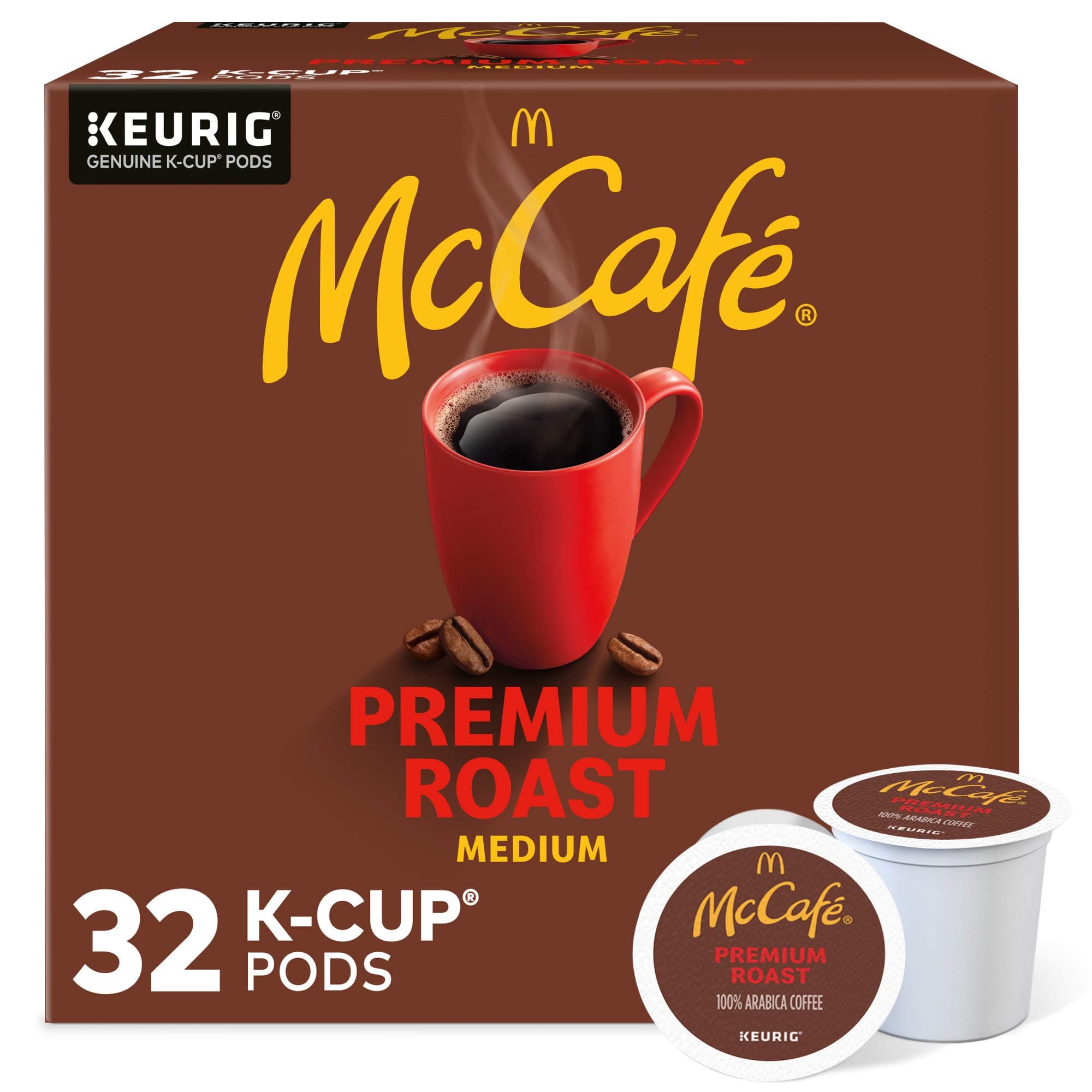 Premium Medium Roast K-Cup Coffee Pods (32 Pods)