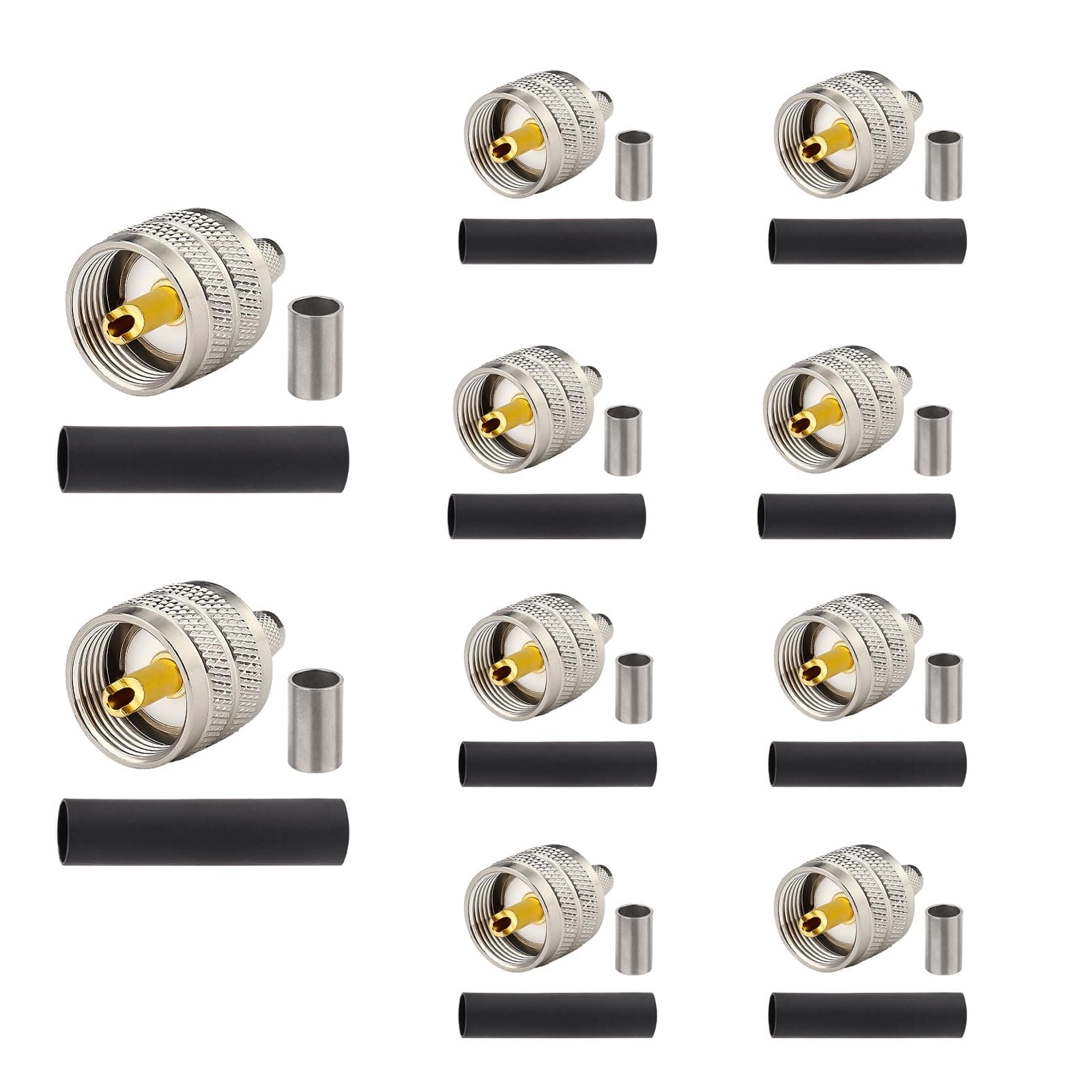 RG8x UHF Male Crimp Connector