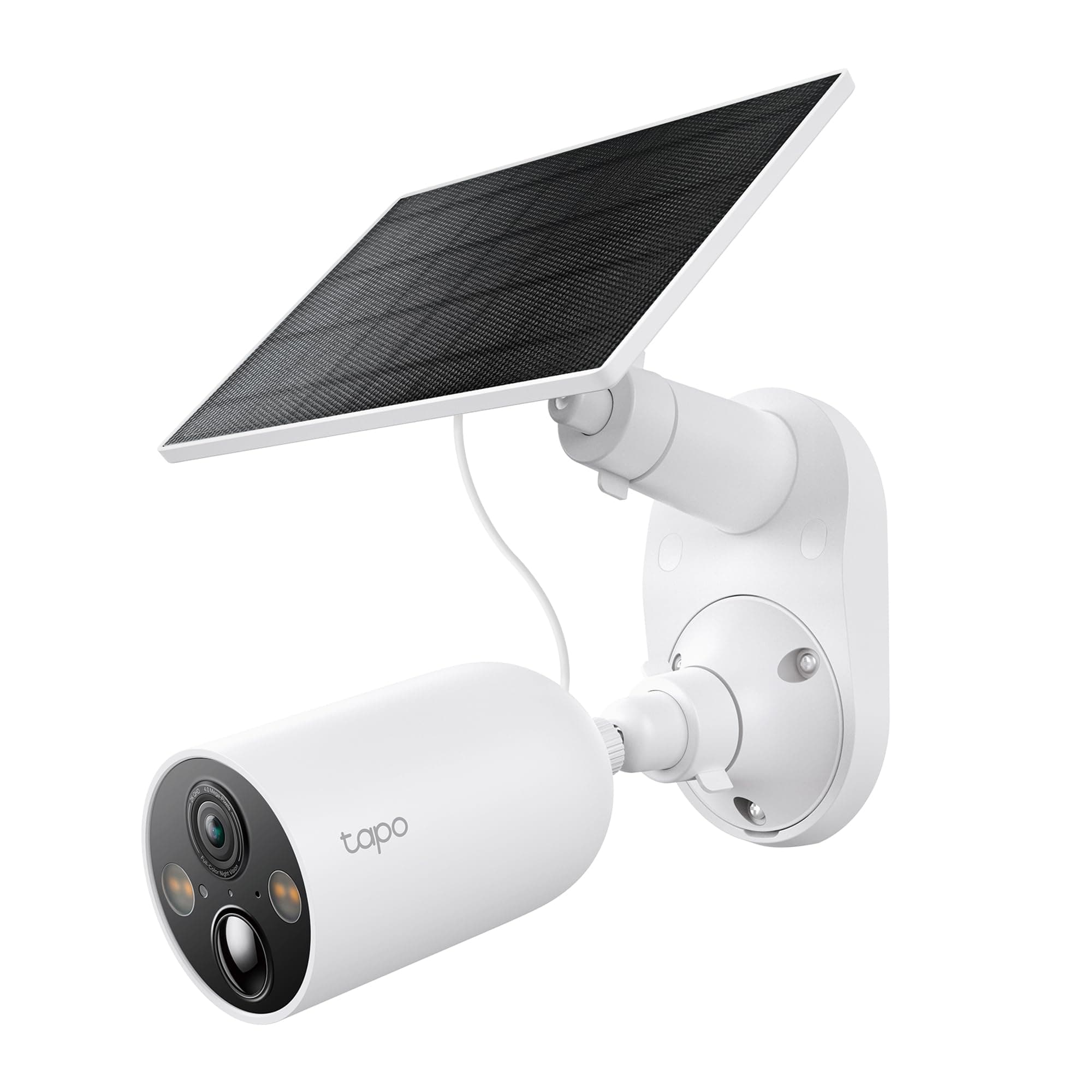 Tapo SolarCam 2K, Outdoor Battery Camera w/Solar Panel Base, Wireless Camera, 2K QHD, 150° Super-Wide FOV, Free Person/Vehicle/Pet Detection, SD/Cloud Storage, Starlight Color Night Vision