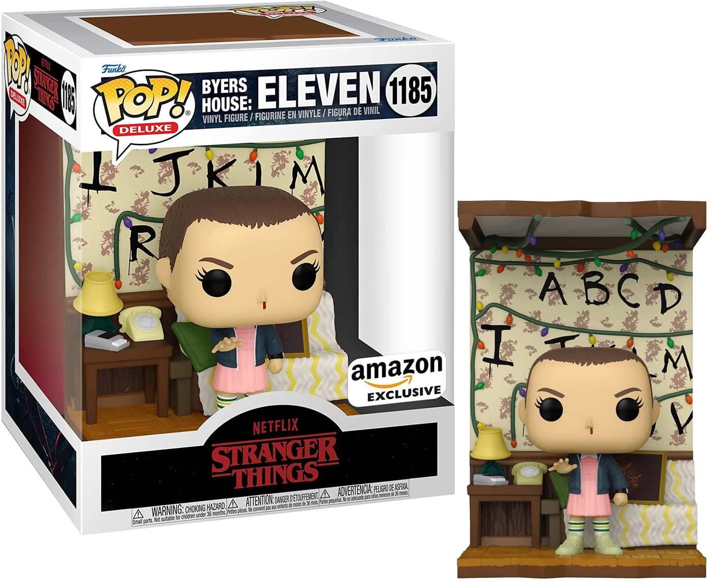Funko POP! Deluxe: Stranger Things Build A Scene - Eleven - Amazon Exclusive - Collectable Vinyl Figure - Gift Idea - Official Merchandise - Toys for Kids & Adults - TV Fans