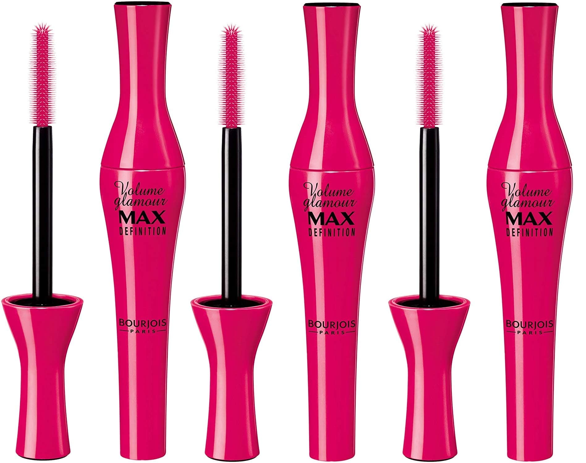 3 x Paris Volume Glamour Max Definition Mascara Max Black 10ml