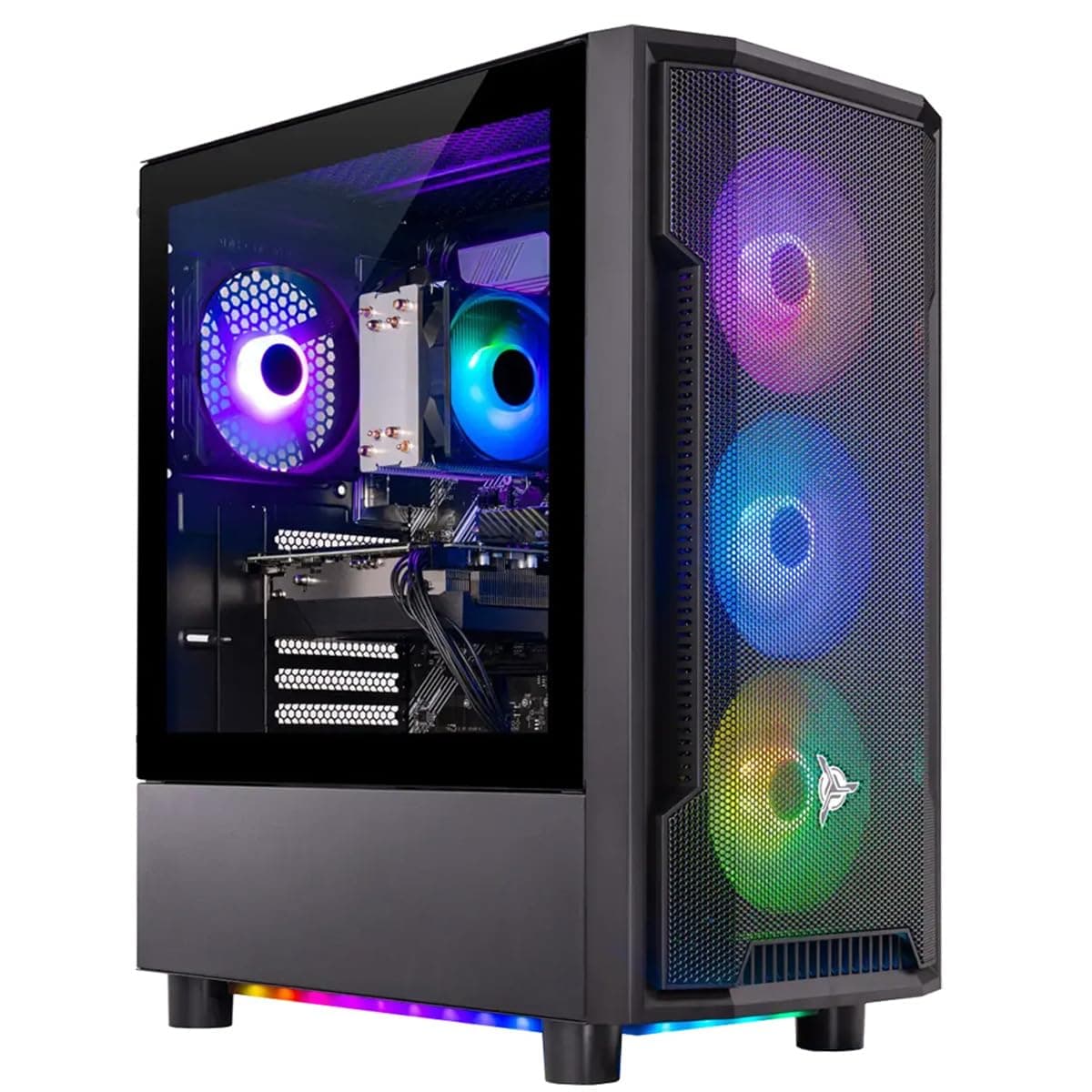 Skytech Gaming Shadow PC, Ryzen 5 7600X 4.7 GHz (5.3GHz Turbo Boost), NVIDIA RTX 4060 8GB GDDR6X, 1TB SSD, 16GB DDR5 RAM 5200, 650W Gold PSU, Wi-Fi, Win 11 Home