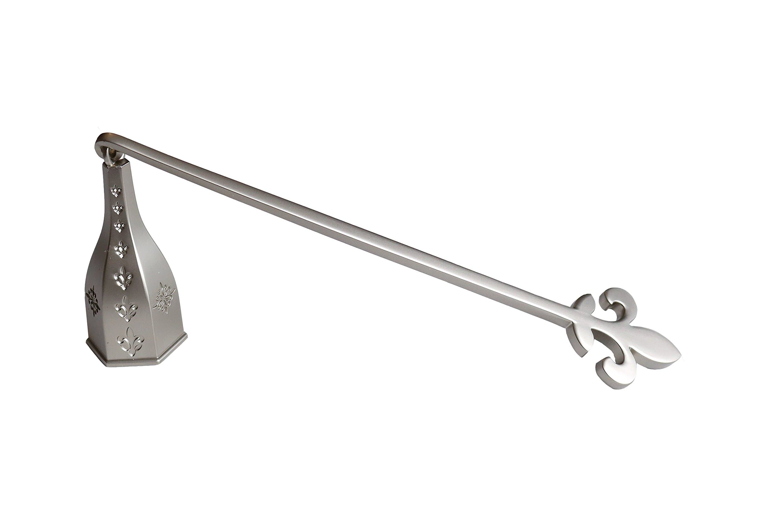 Candle Snuffer Pewter Finish with Fleur de Lis Design by Wickman