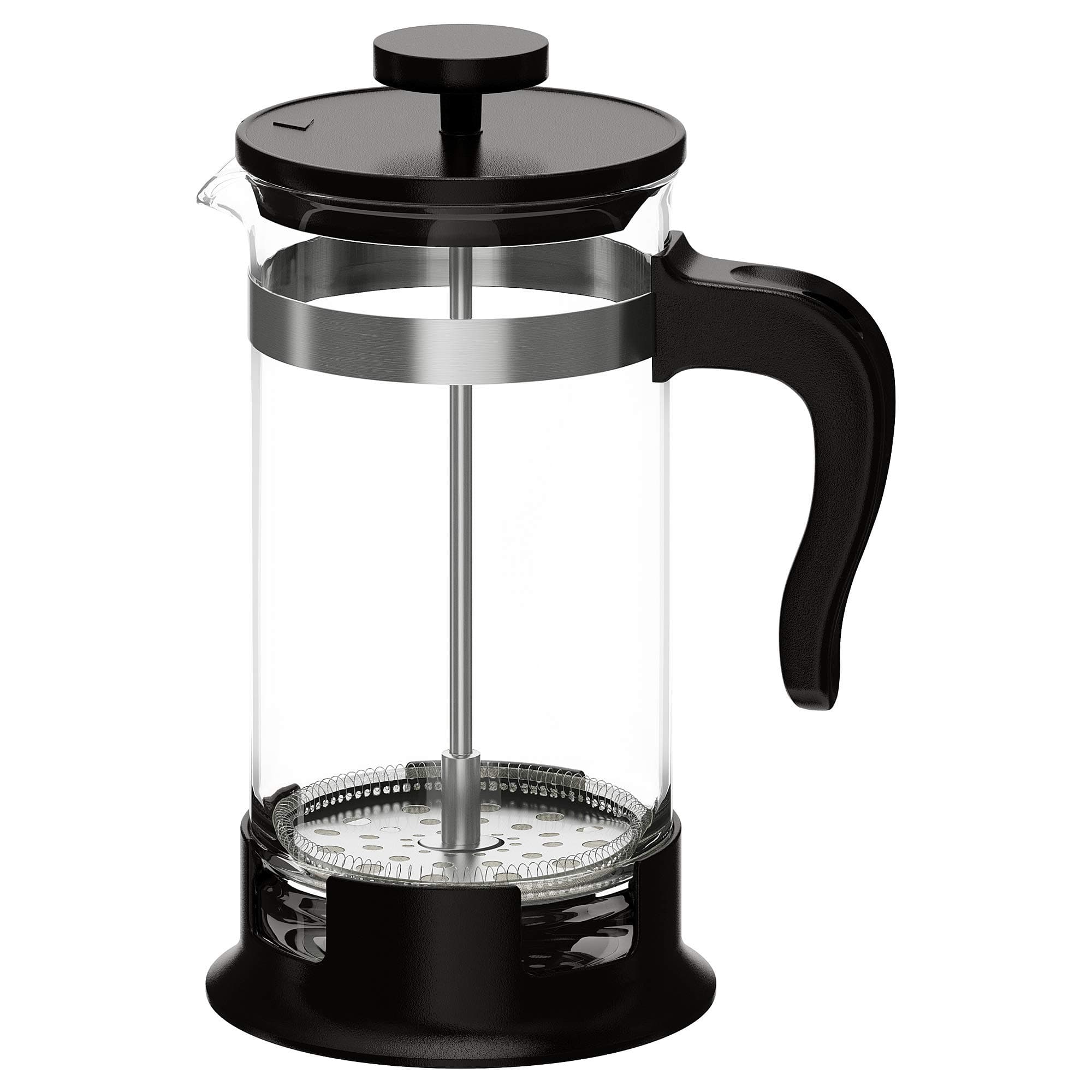 UPPHETTA Coffee/tea maker, glass, stainless steel