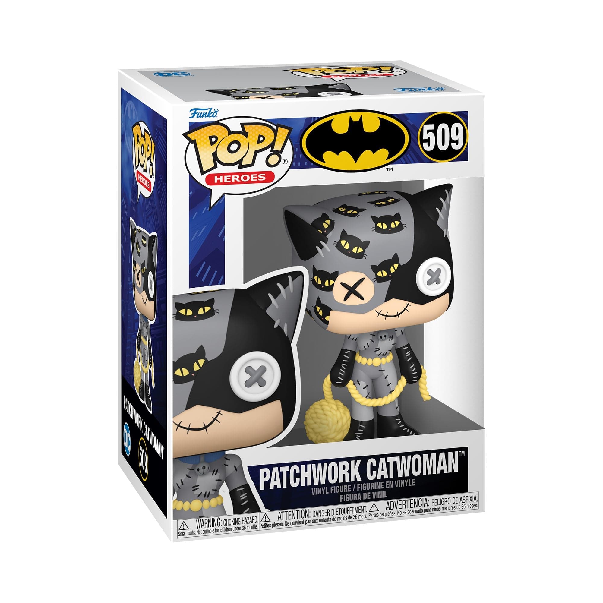 Pop! Animation: Patchwork – Catwoman - DC Comics - Collectable Vinyl Figure - Gift Idea - Official Merchandise - Toys for Kids & Adults - Comic Books Fans - Model Figure for Collectors