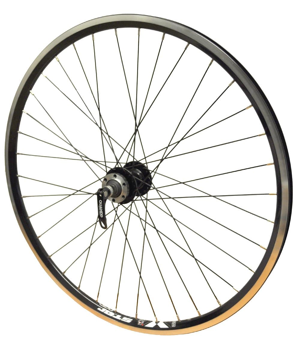 26" REAR QR ALL BLACK 8/9 Speed Cassette DISC hub MTB Cycling Wheel CNC Double Walled RYDE Black Rim Bike part