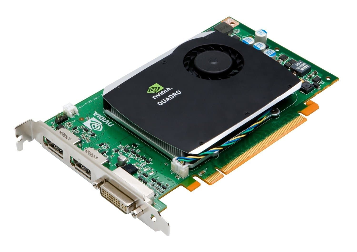 Quadro FX 580 512MB GDDR3 PCI-E x16 Video Graphics Card w/ DVI and DP Outputs. Dell P/N: R784K