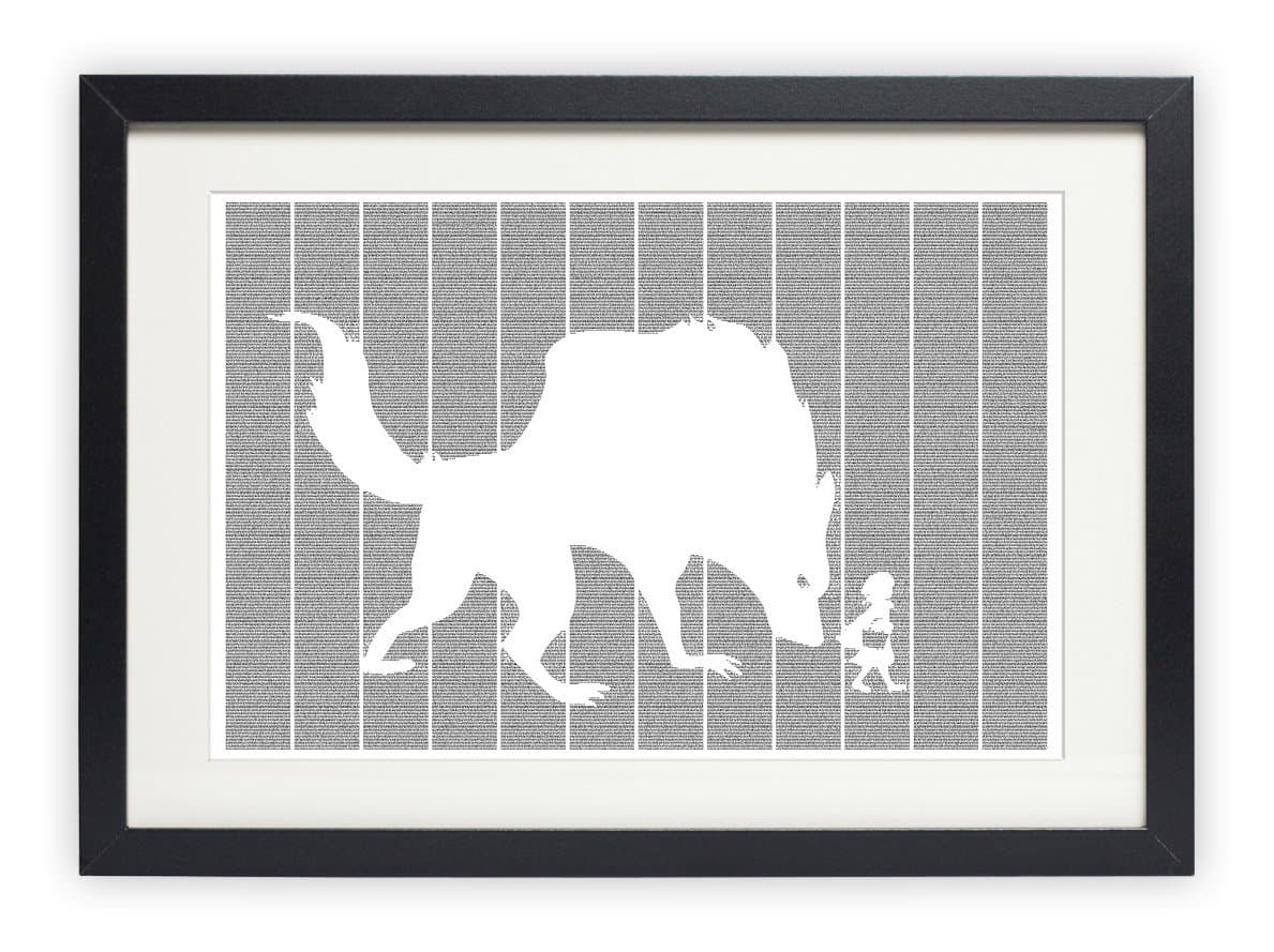 Postertext Grimms' Fairy Tales Art Print