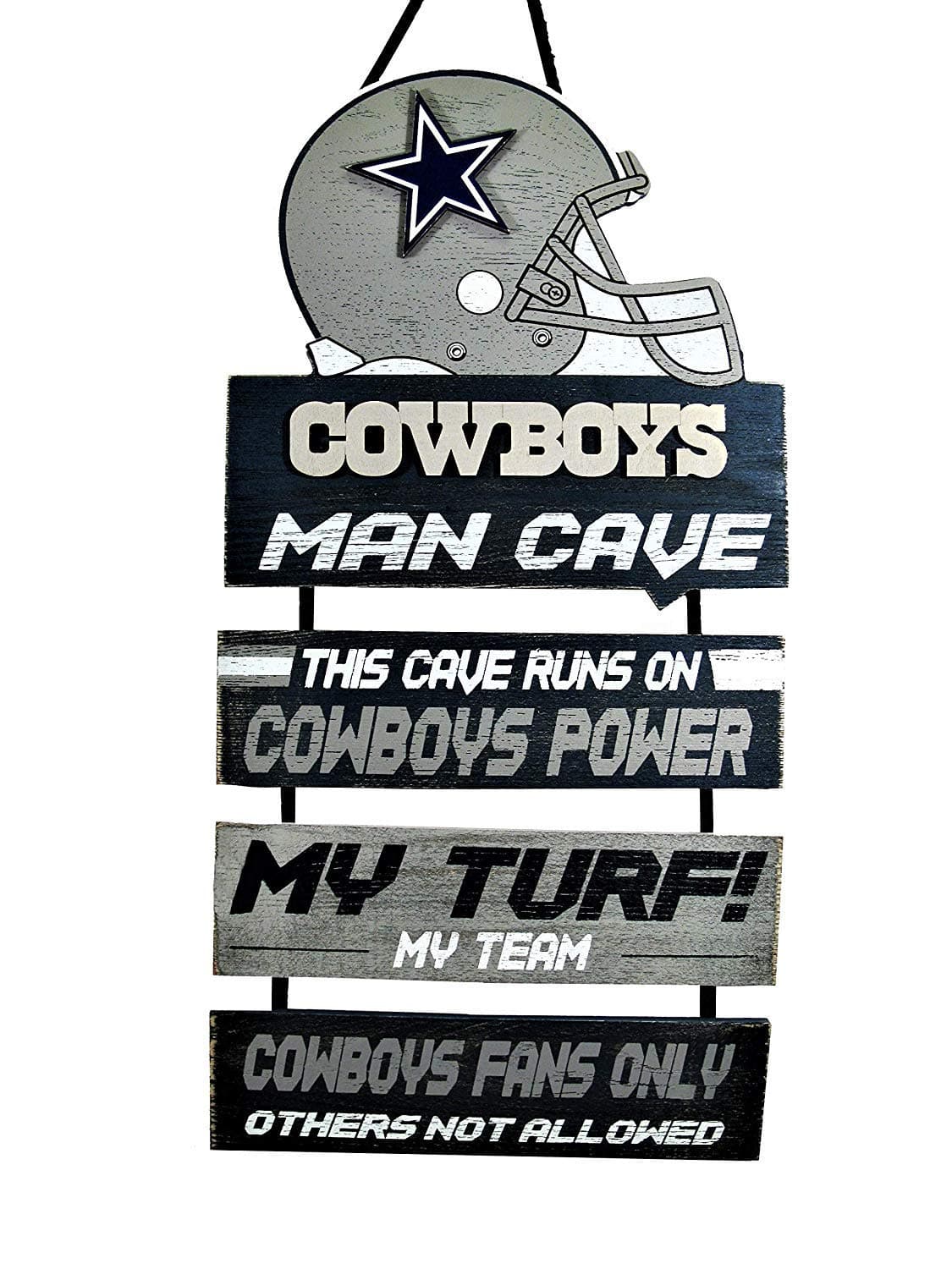 NFL Team Logo Mancave Man Cave Hanging Wall Sign