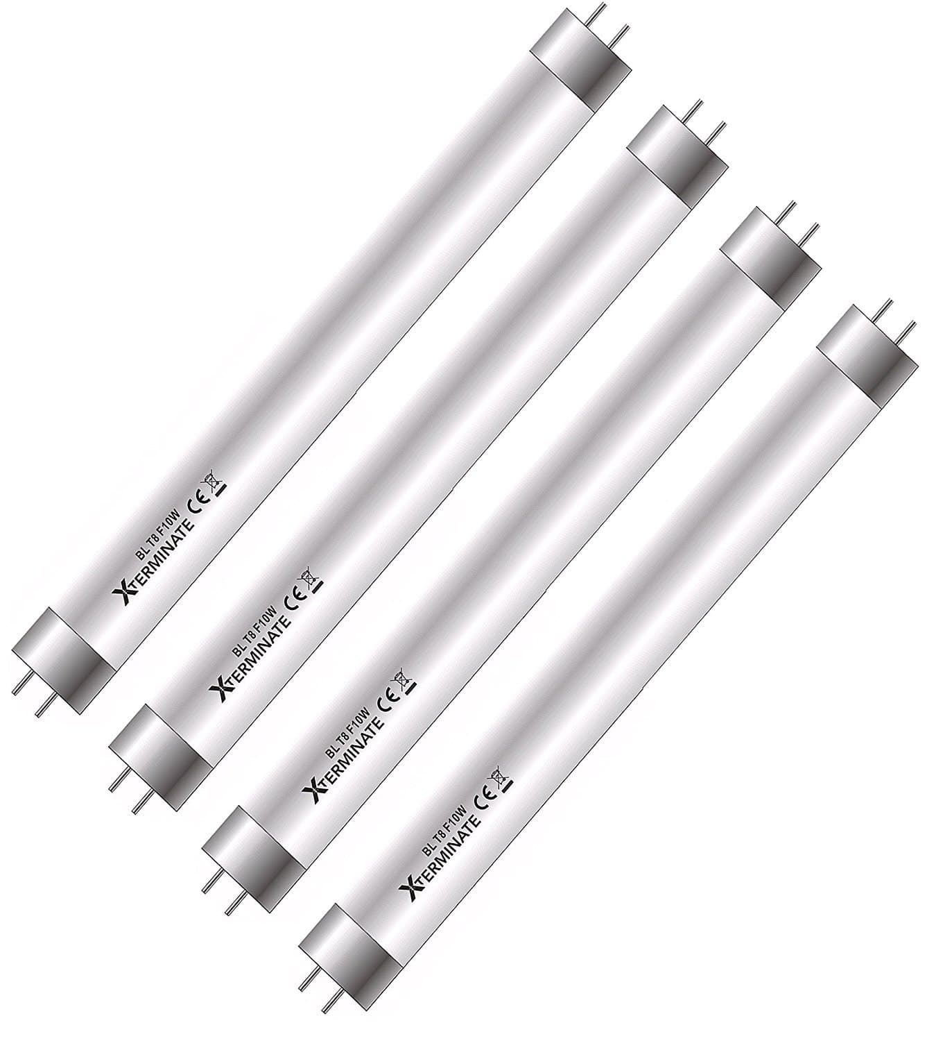 Xterminate 4 x 10 Watt 13 Inch XZAP Replacement Tubes - Bulbs for 20W Electric Fly Killer Machine