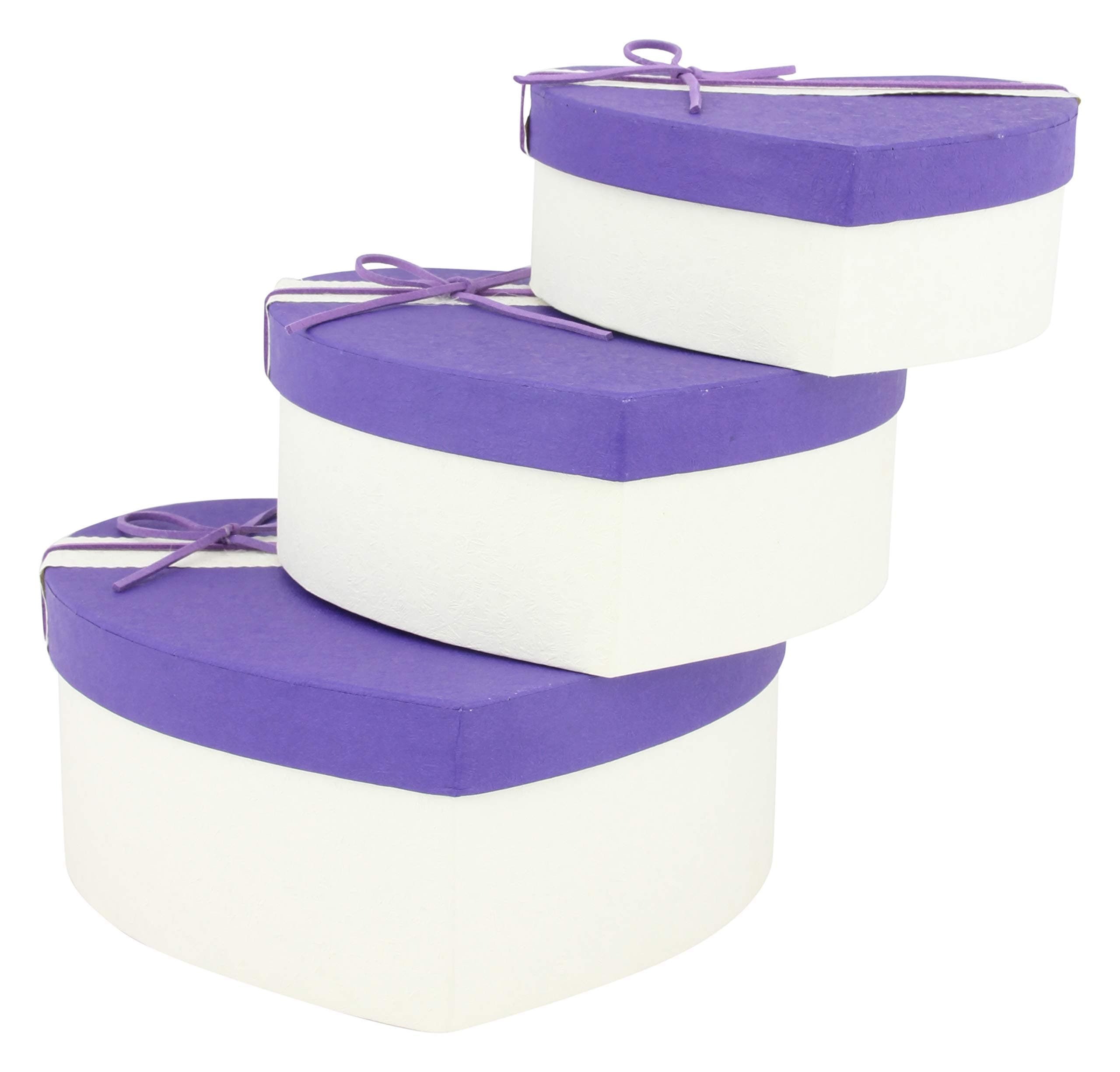 Giftexw Heart Shape Gift Boxes (3 Pcs Set)