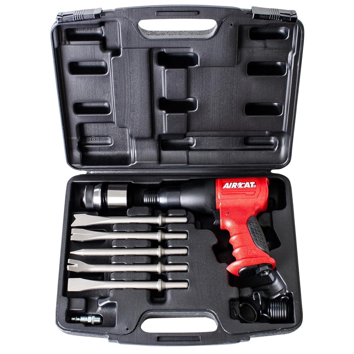 5100-A Composite Air Hammer Kit 3,000 BPM w/5 chisels, 2 Retainers