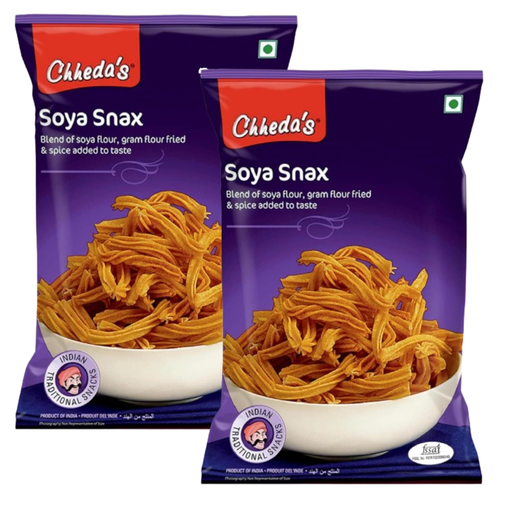 Chheda's - SOYA Snax - SOYA Sticks - Masala chakli (300g Pack of 2)