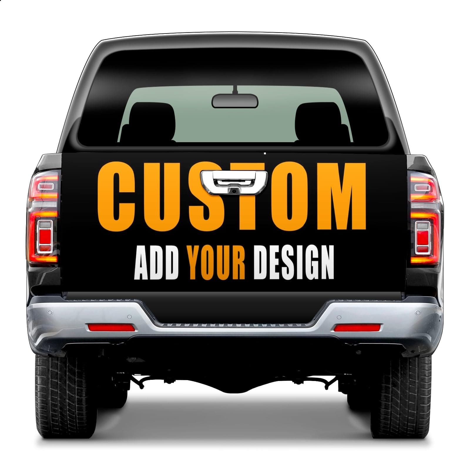 Custom Truck Tailgate Decal Wrap - Customized High-Definition Print Graphic Decoration Accessories Sticker, Personalized Universal Fit Tailgate Decal for Pickup Trucks