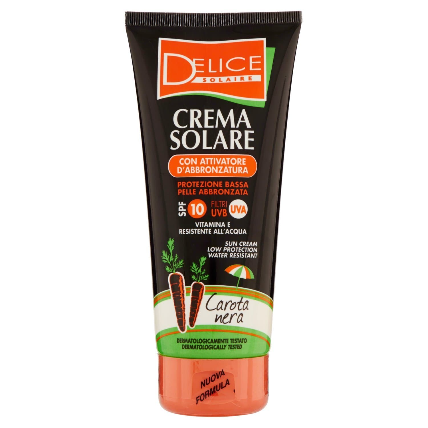 Sunscreen Black Carrot SPF 10 Low Protection 200 ml
